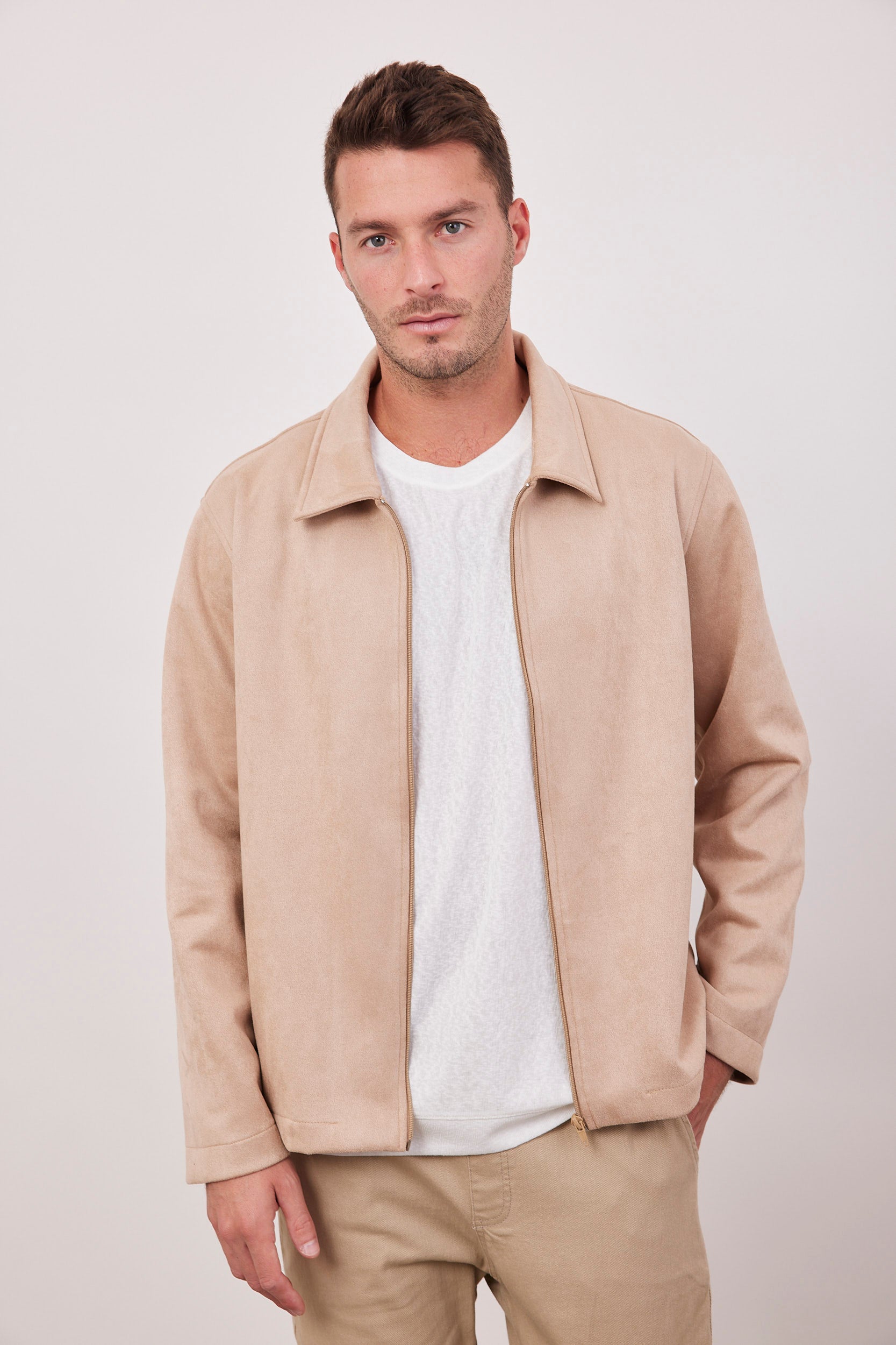 גקט זמש עם רוכסן