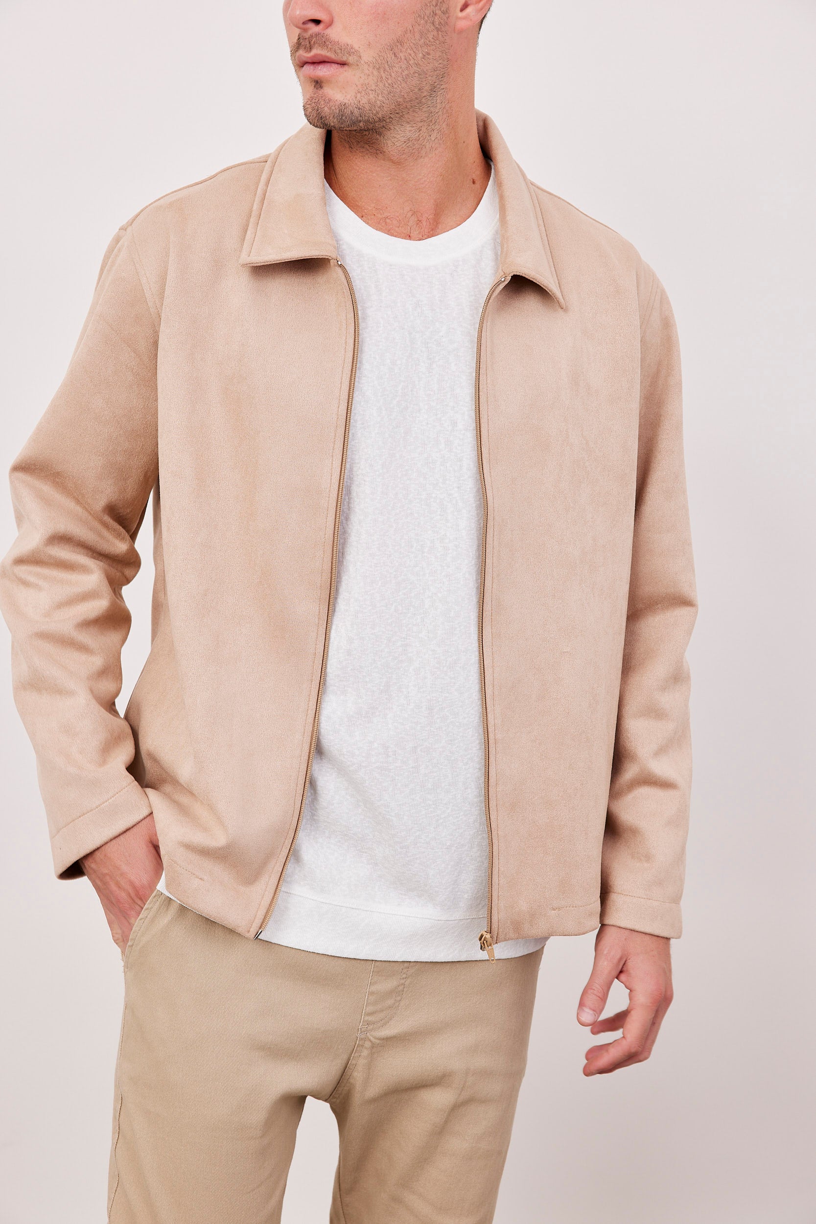 גקט זמש עם רוכסן