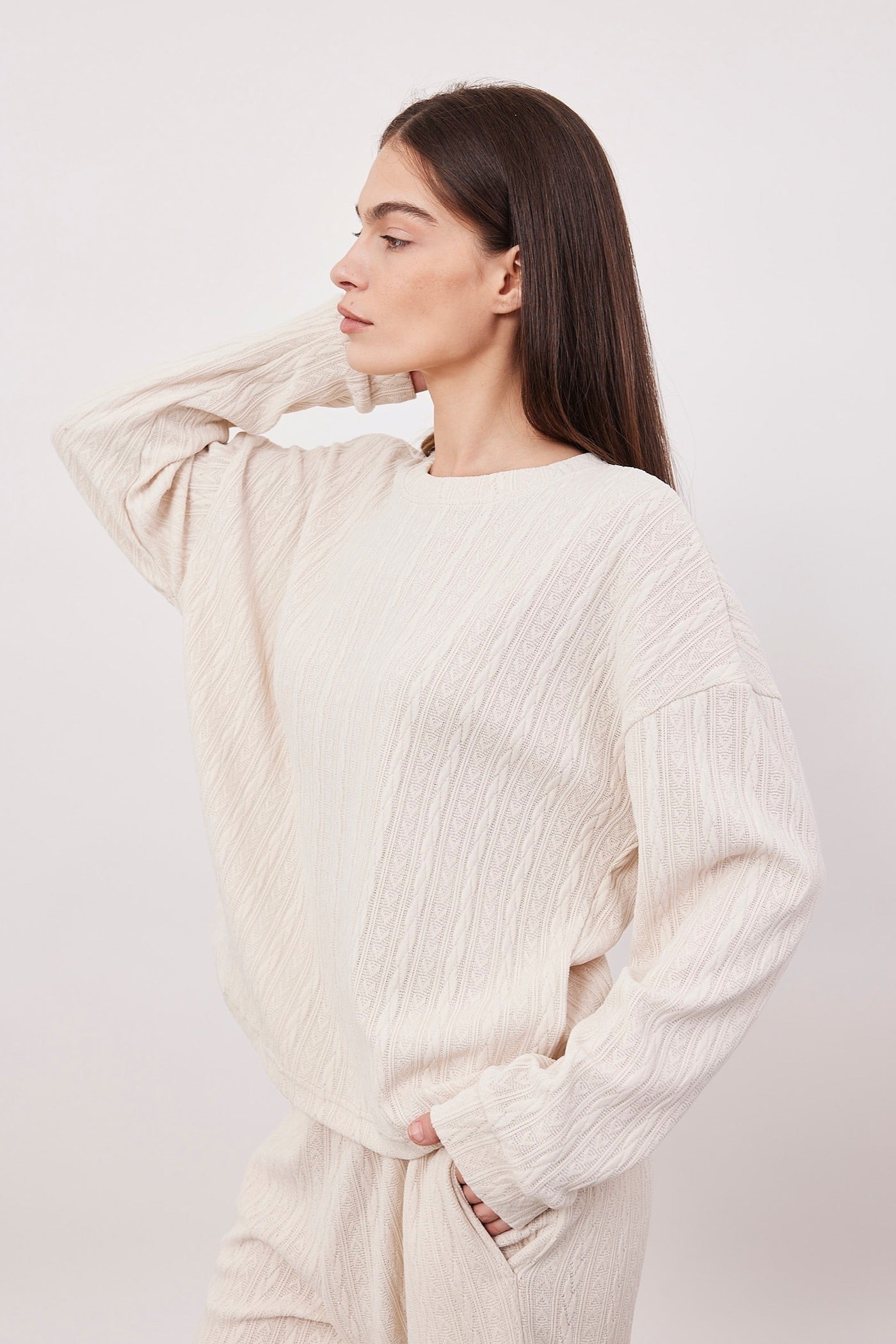 סריג אוברסייז בטקסטורה