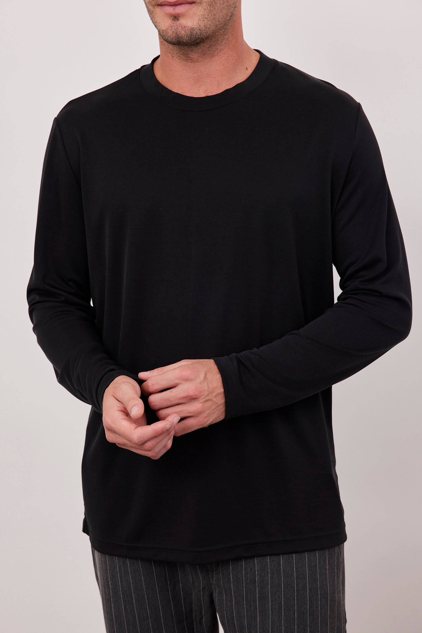 חולצת בד מודל ארוכה