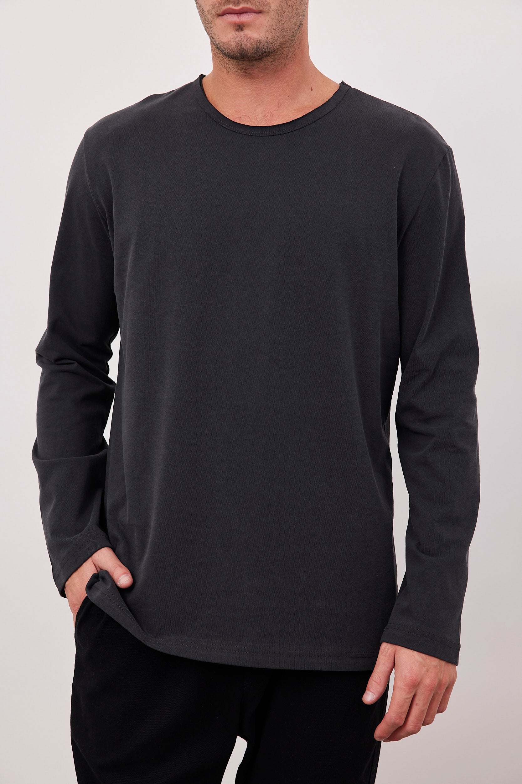 חולצת כותנה ארוכה ווש