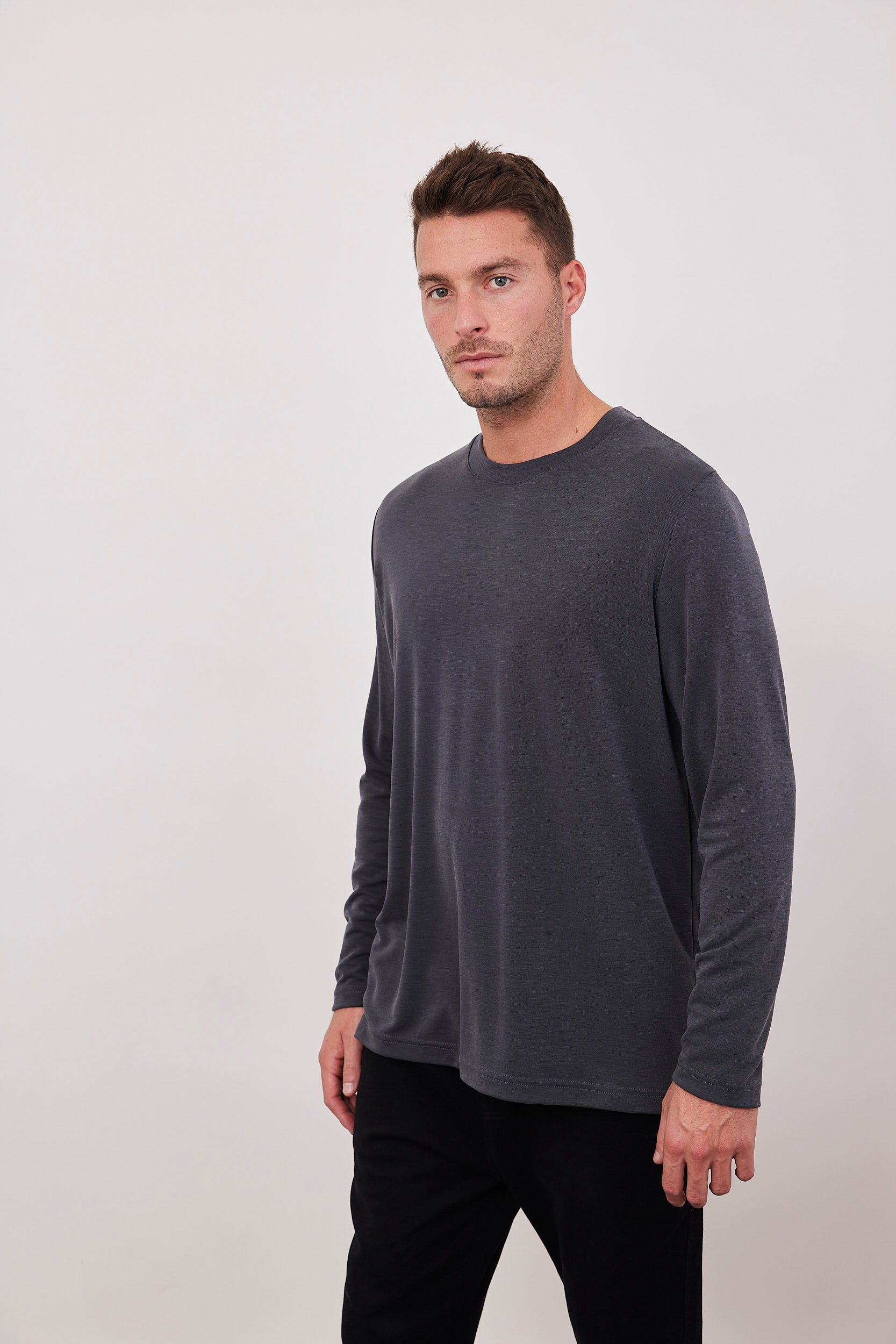 חולצת בד מודל ארוכה