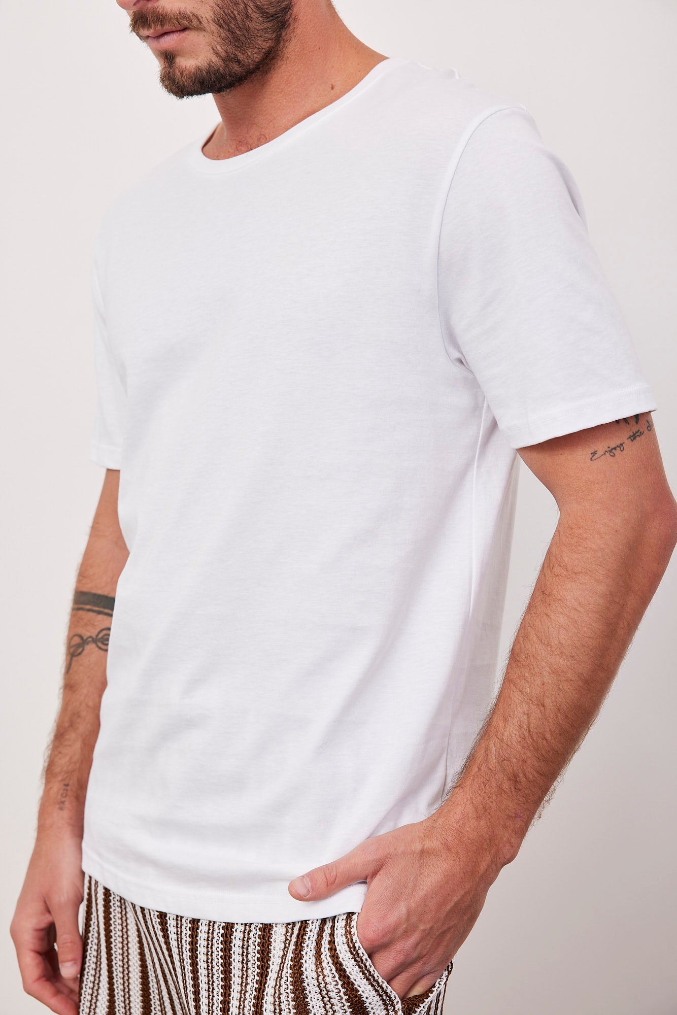 חולצת כותנה קצרה בייסיק - ITAY BRANDS