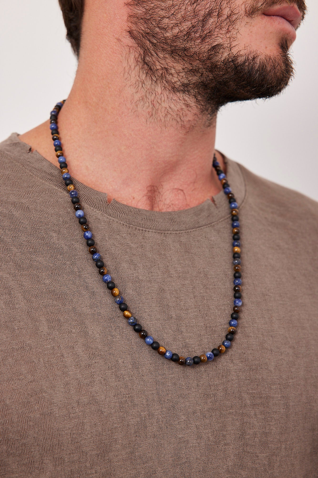 שרשרת ארבע אבני חן טבעיות - ITAY BRANDS