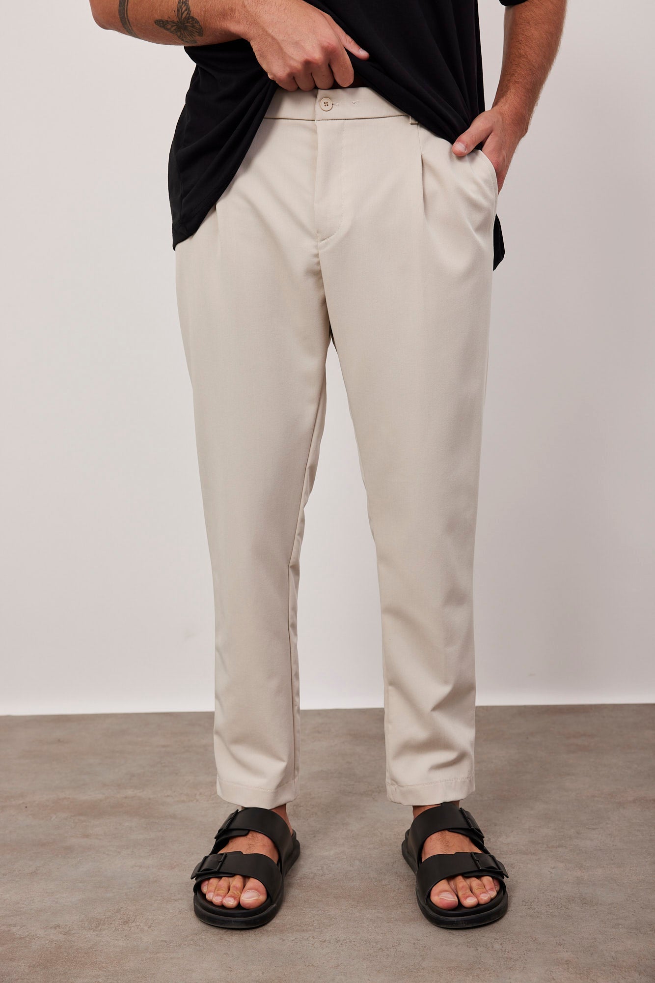 מכנס מחוייט בגזרה ישרה - ITAY BRANDS