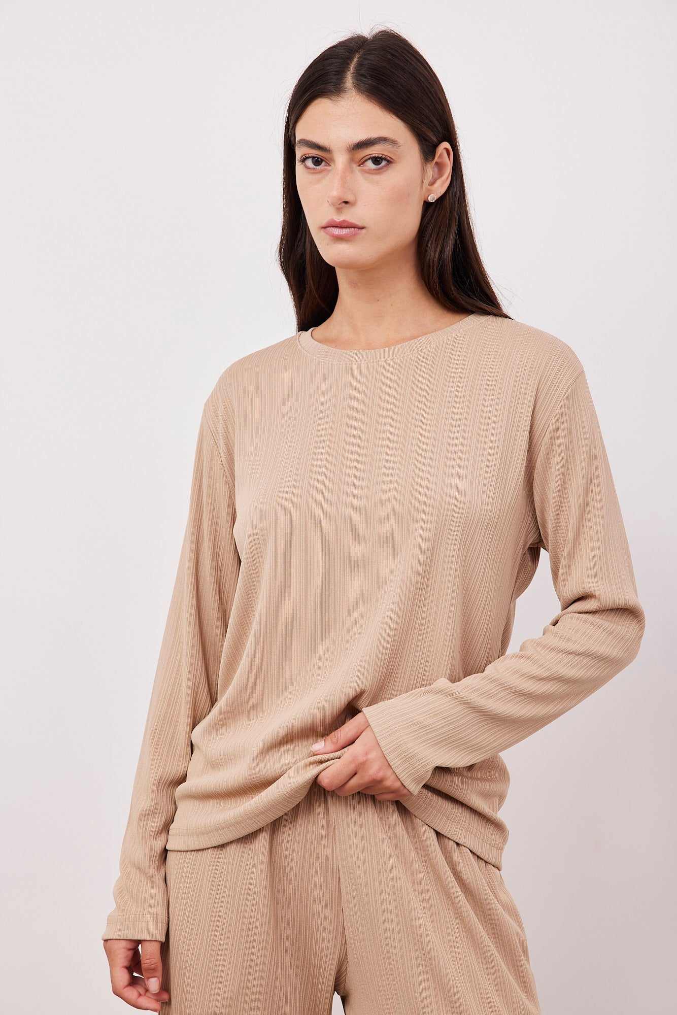 חליפה בטקסטורת פסים - ITAY BRANDS