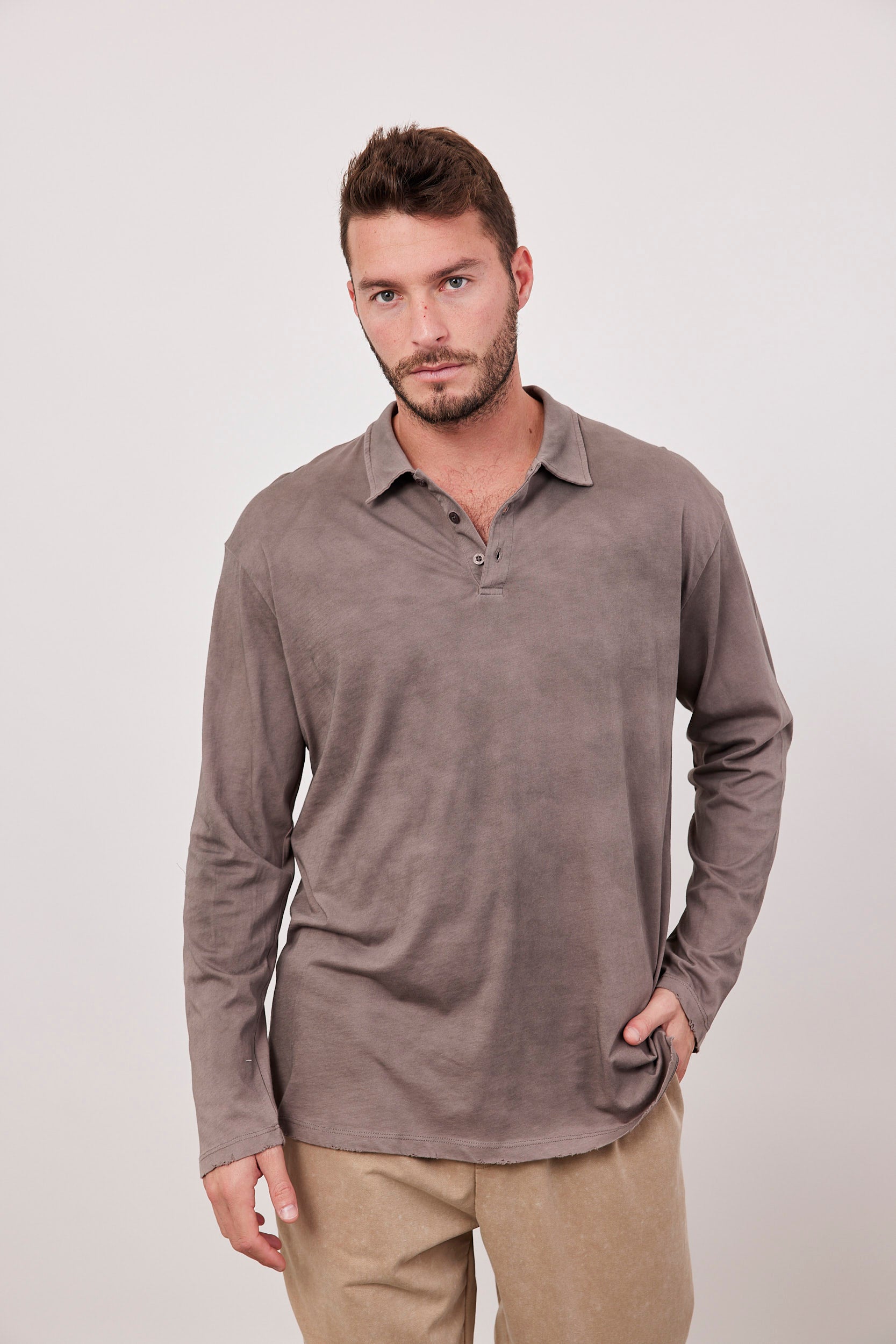 חולצת ווש ארוכה