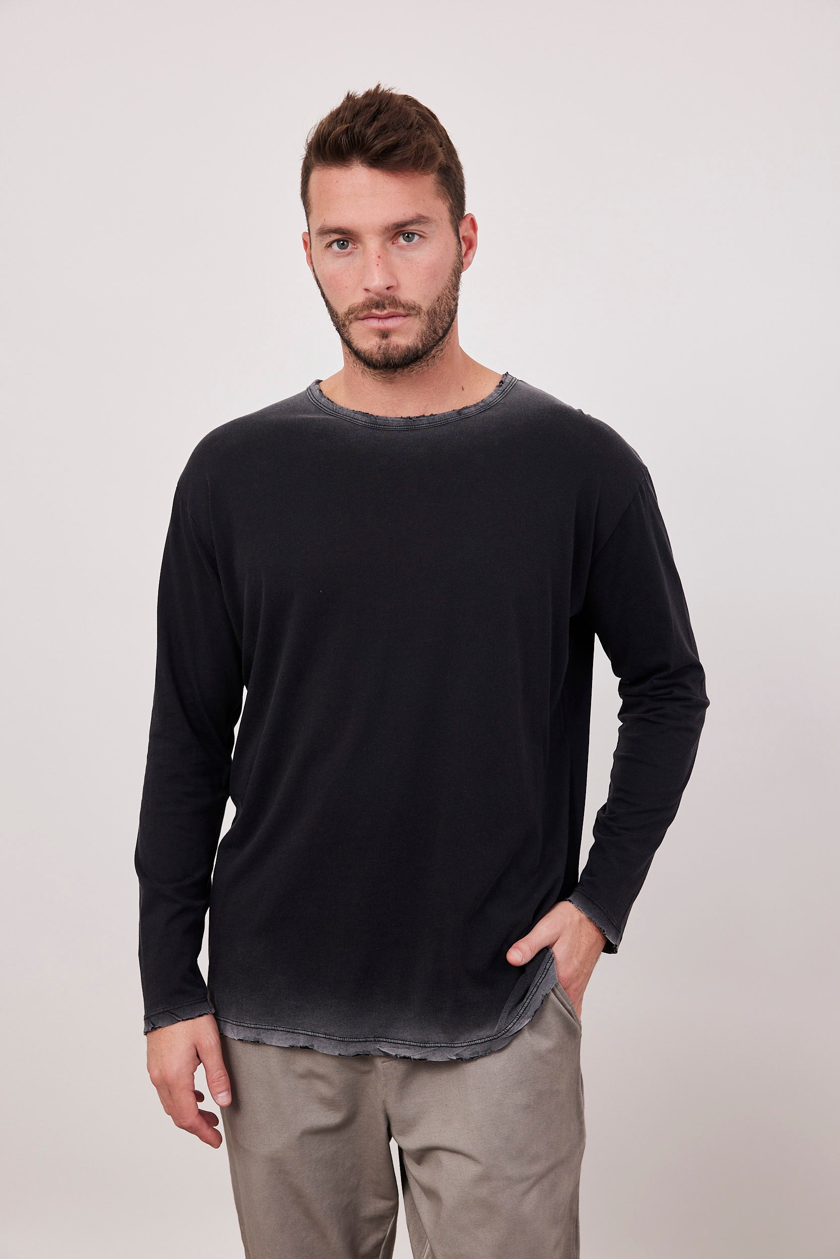 חולצת ווש ארוכה