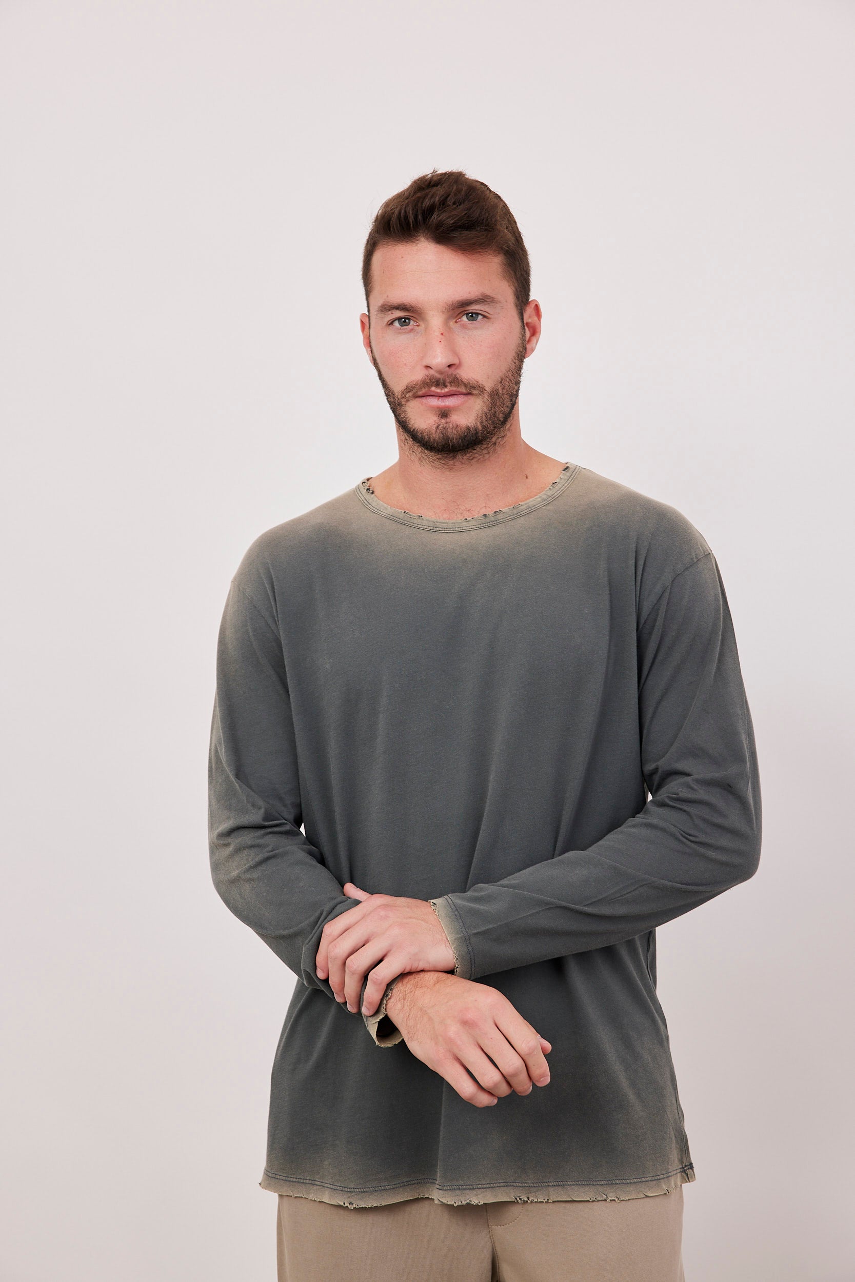 חולצת ווש ארוכה