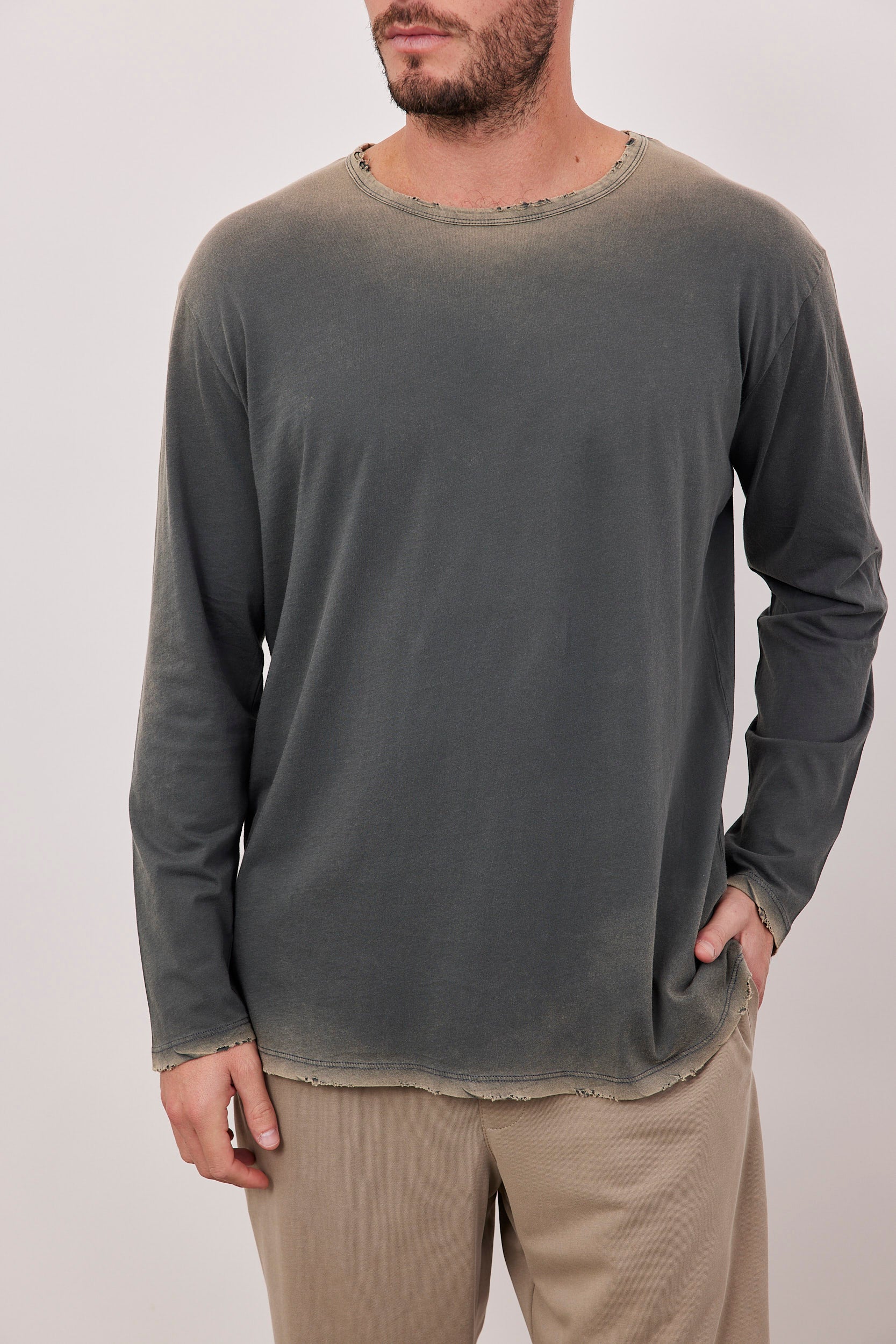 חולצת ווש ארוכה