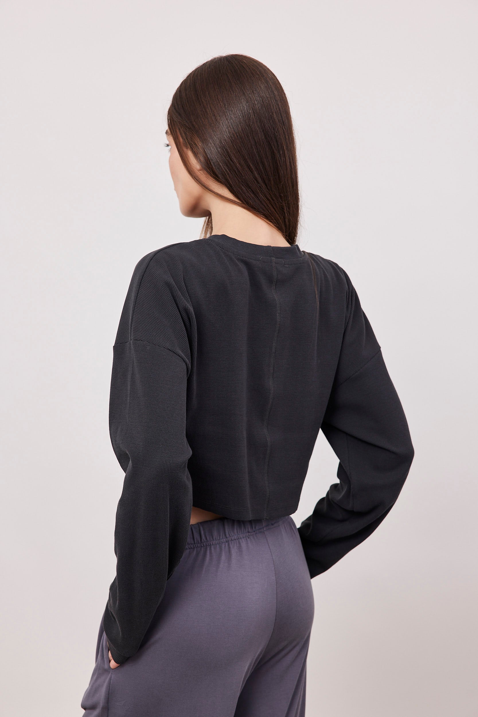 חולצת קרופ ריב ווש