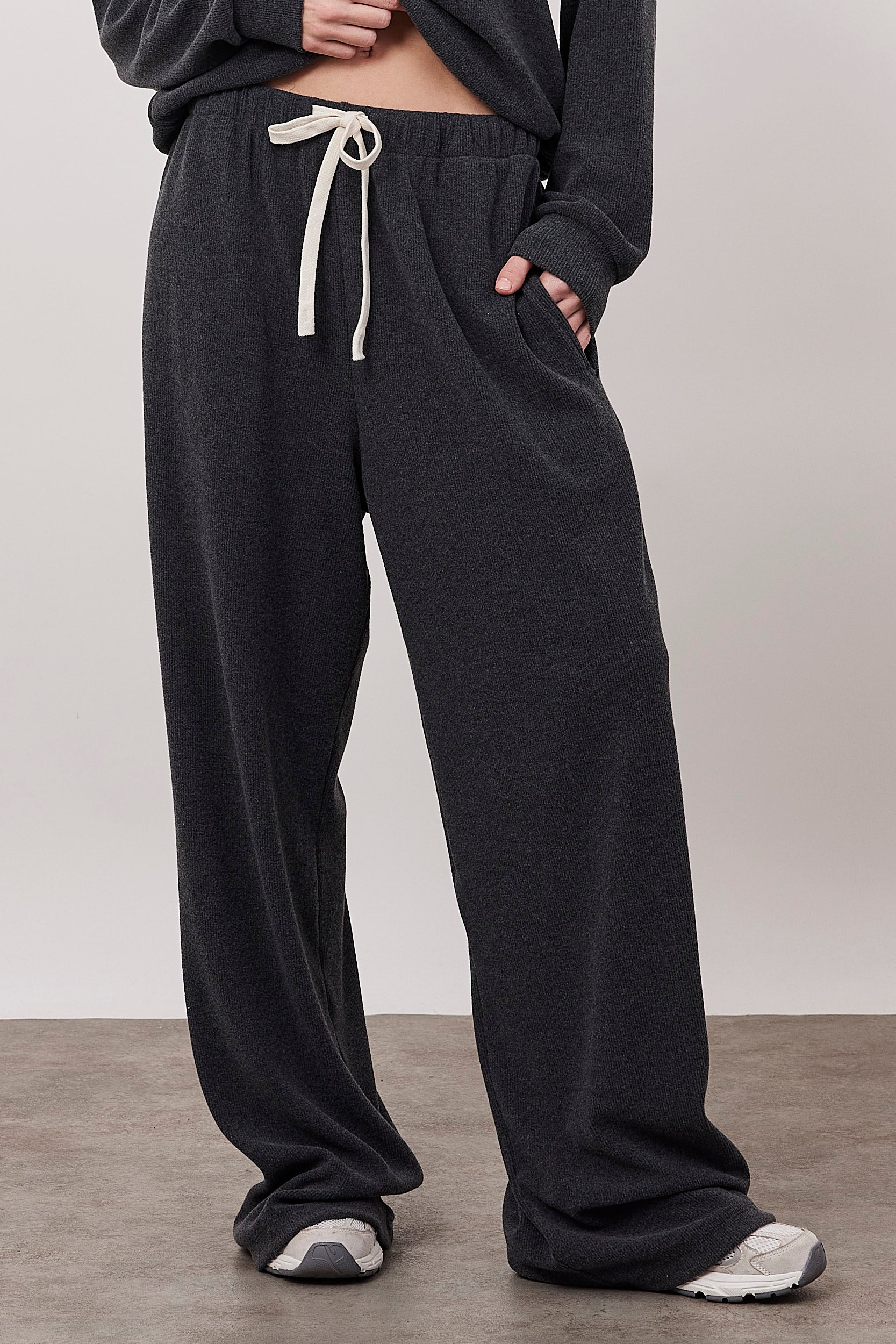 מכנסי ריב סריג