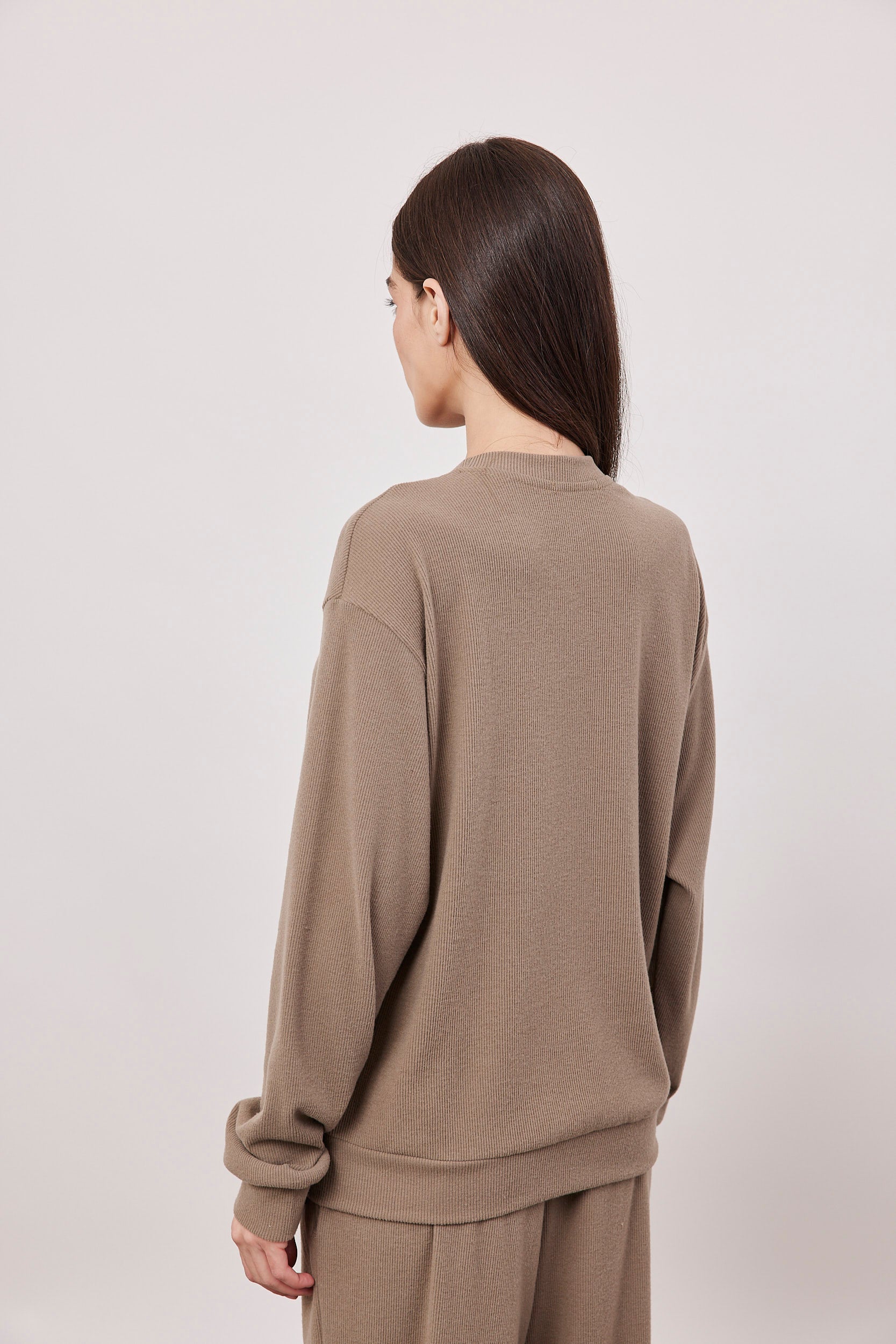 סווטשירט ניקי בטקסטורת פסים