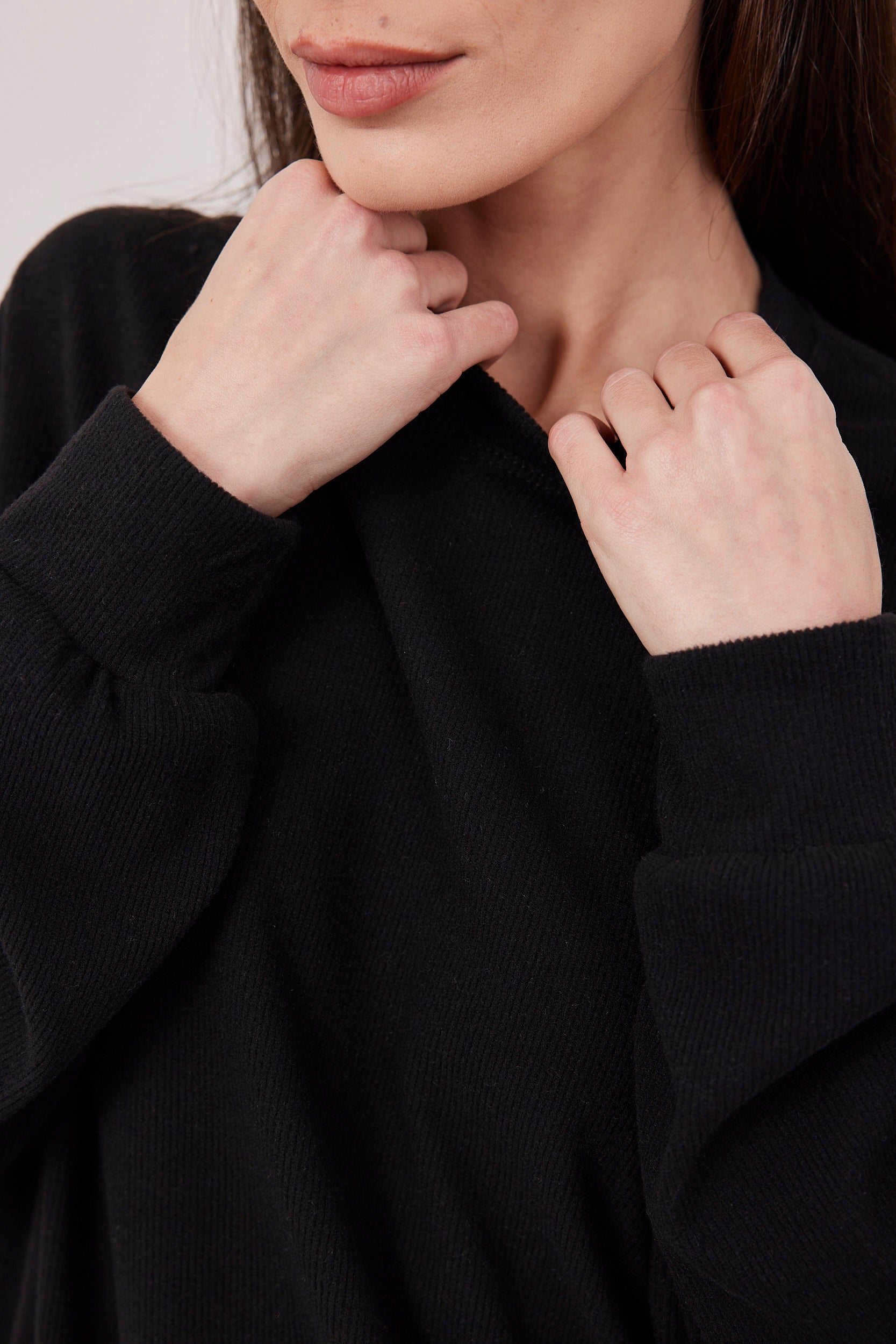 סווטשירט ניקי בטקסטורת פסים