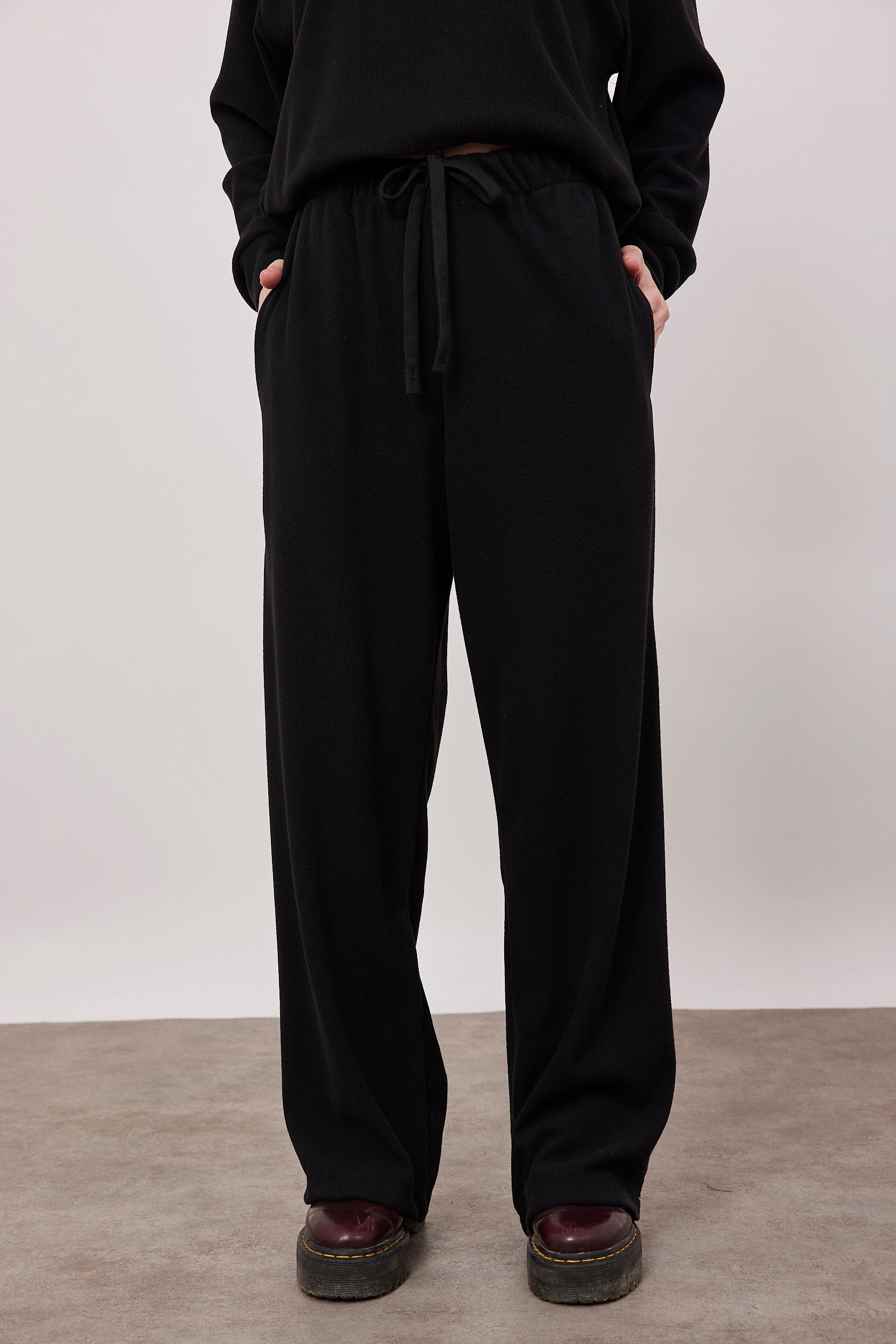 מכנסי ריב סריג