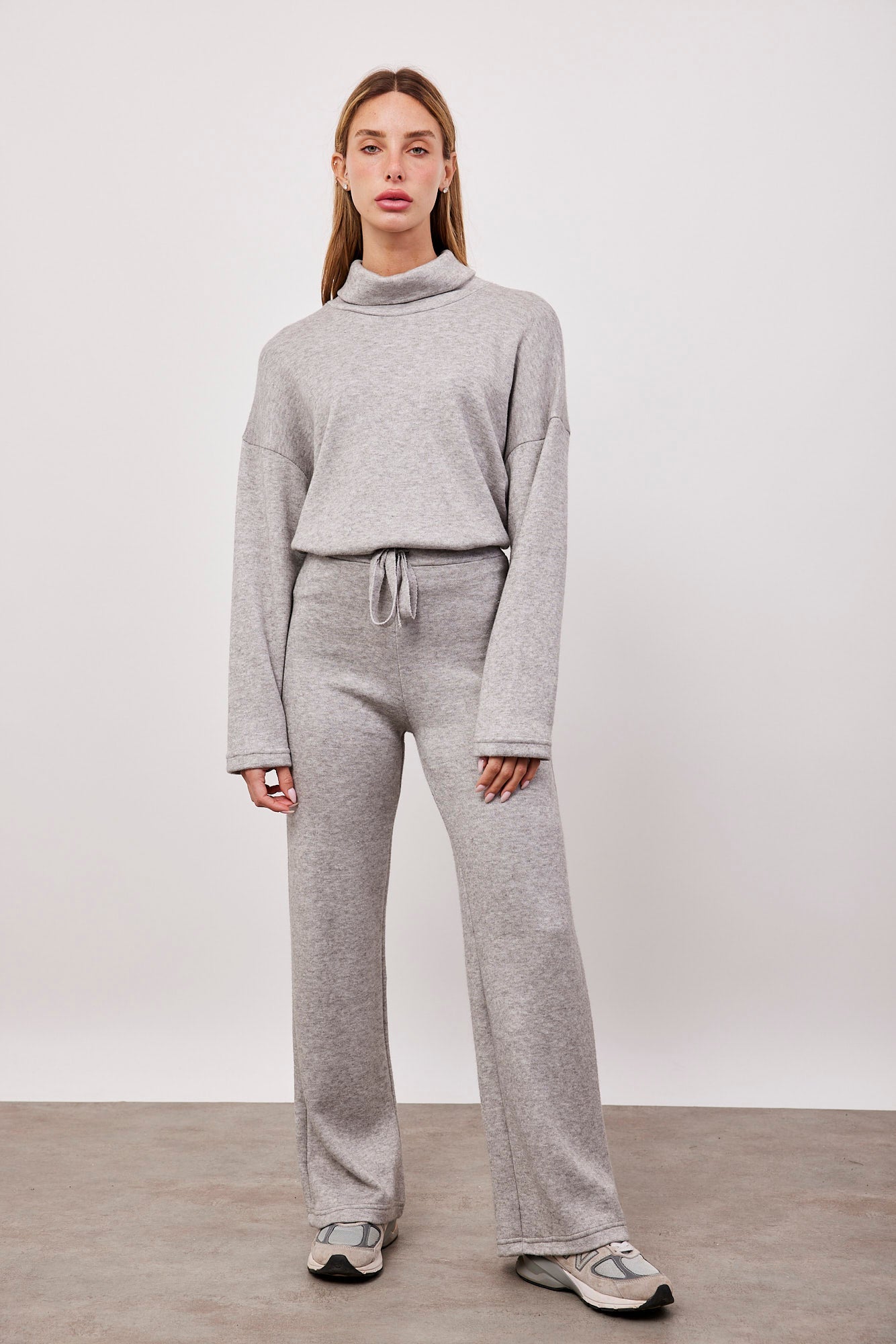 מכנסי סריג עם קשירה - ITAY BRANDS