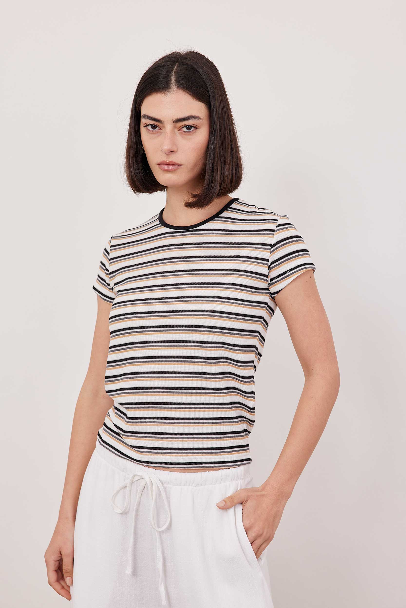 טי-שירט ריב פסים