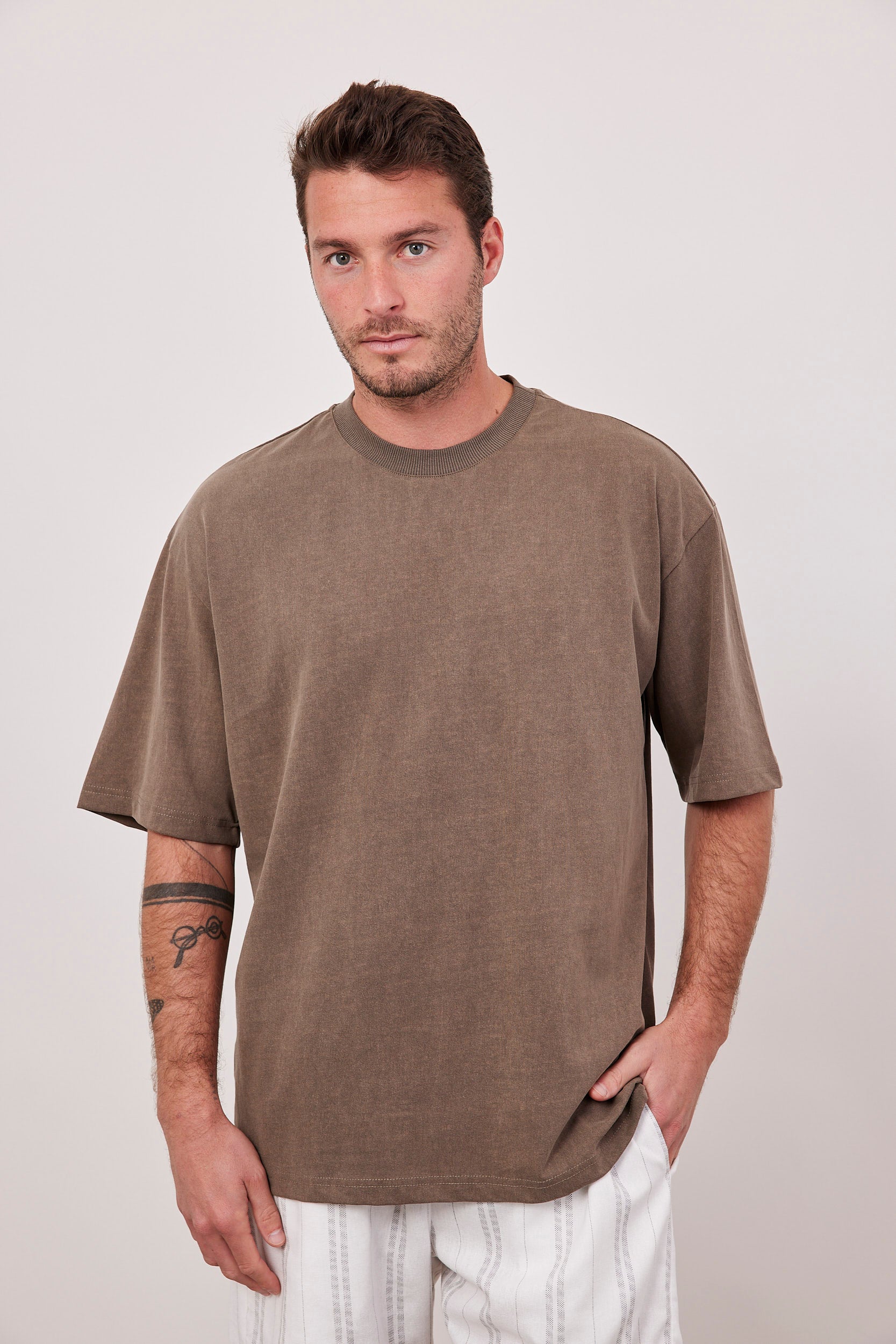 טי-שירט ווש כותנה