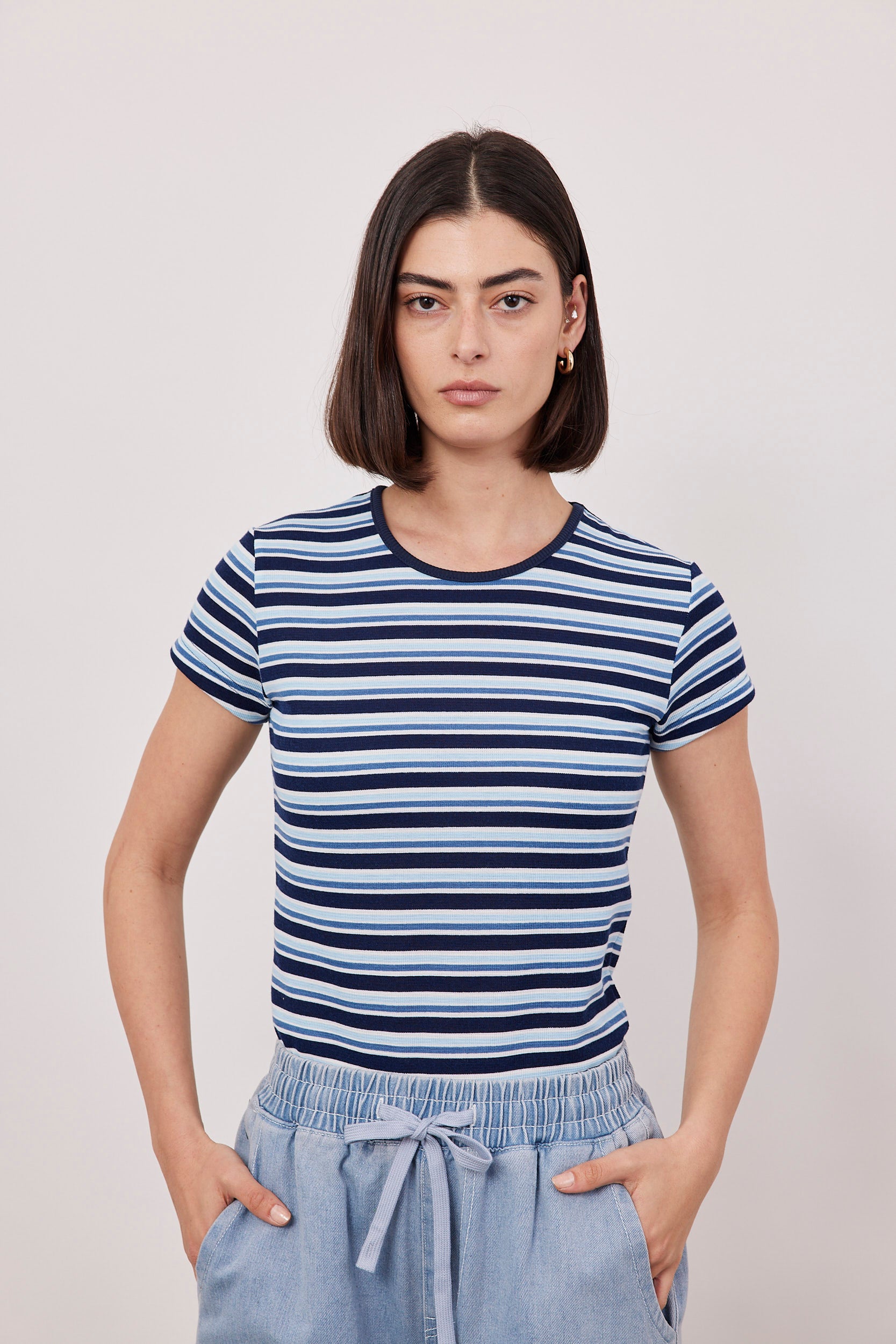 טי-שירט ריב פסים