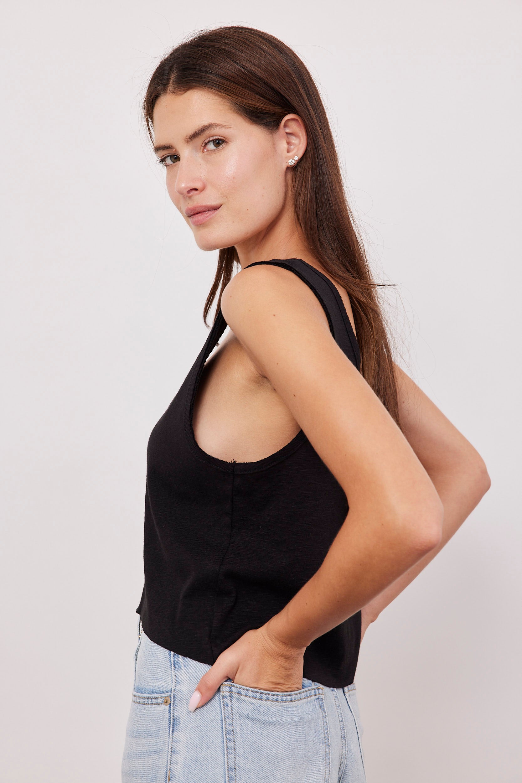 גופיית קרופ בסיומת פרומה