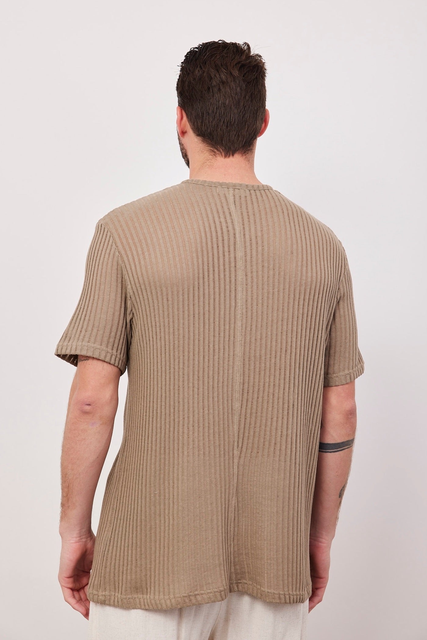 חולצת פסים שקפקפה בשילוב כפתורים - ITAY BRANDS