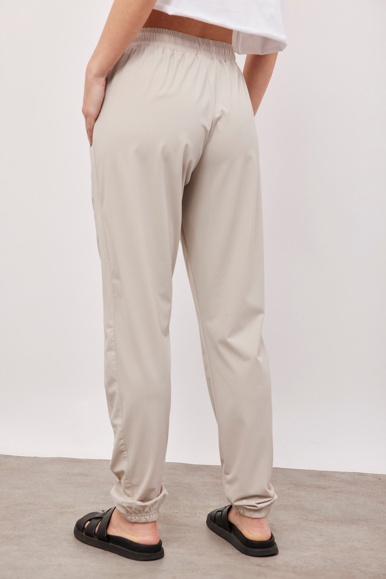 מכנסי ניילון עם גומי ושרוך במותן - ITAY BRANDS