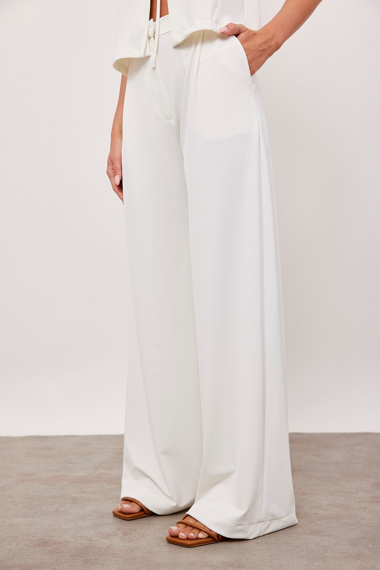 מכנסיים מחויטים מבד נשפך - ITAY BRANDS