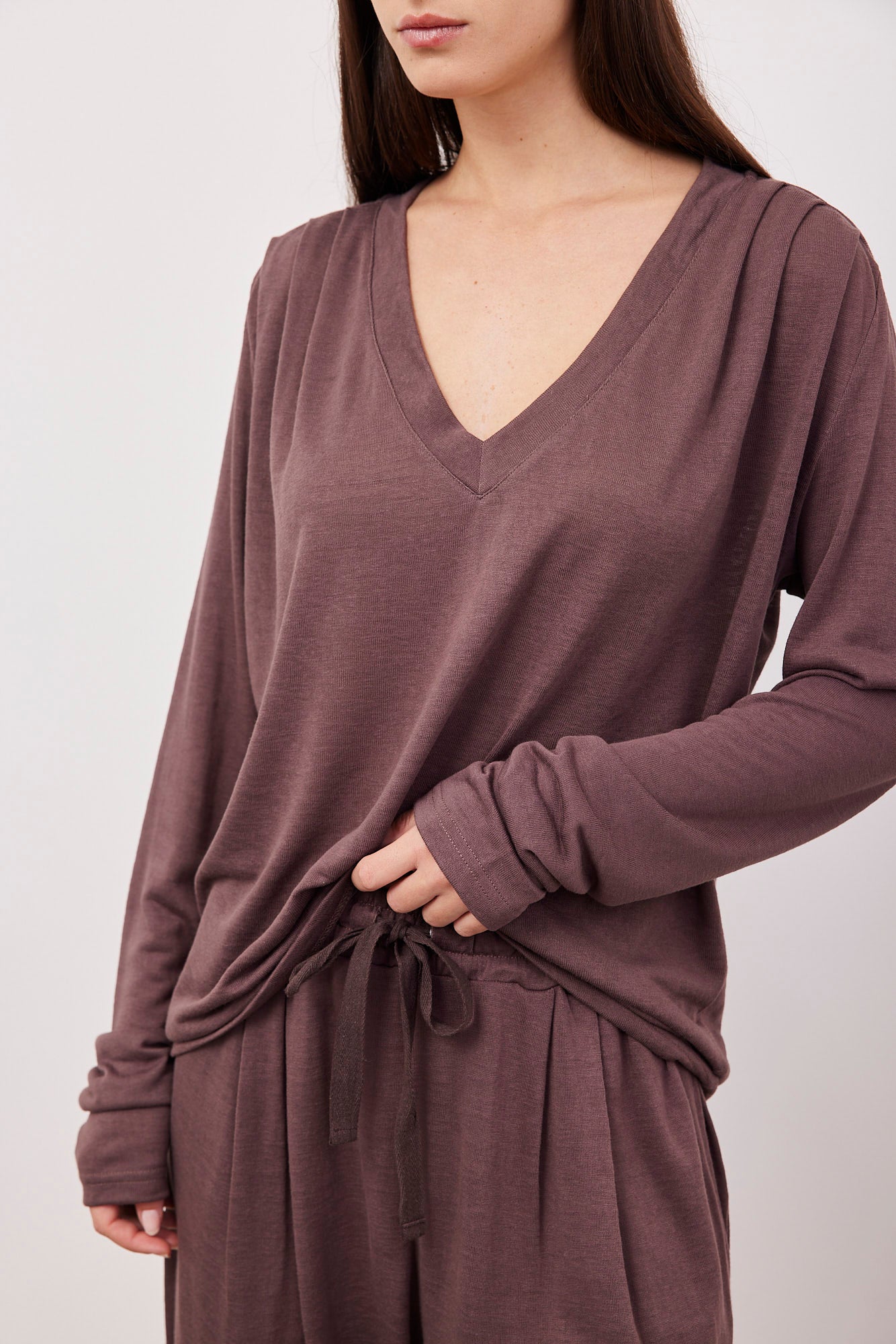 חליפה ארוכה במראה פשתן - ITAY BRANDS