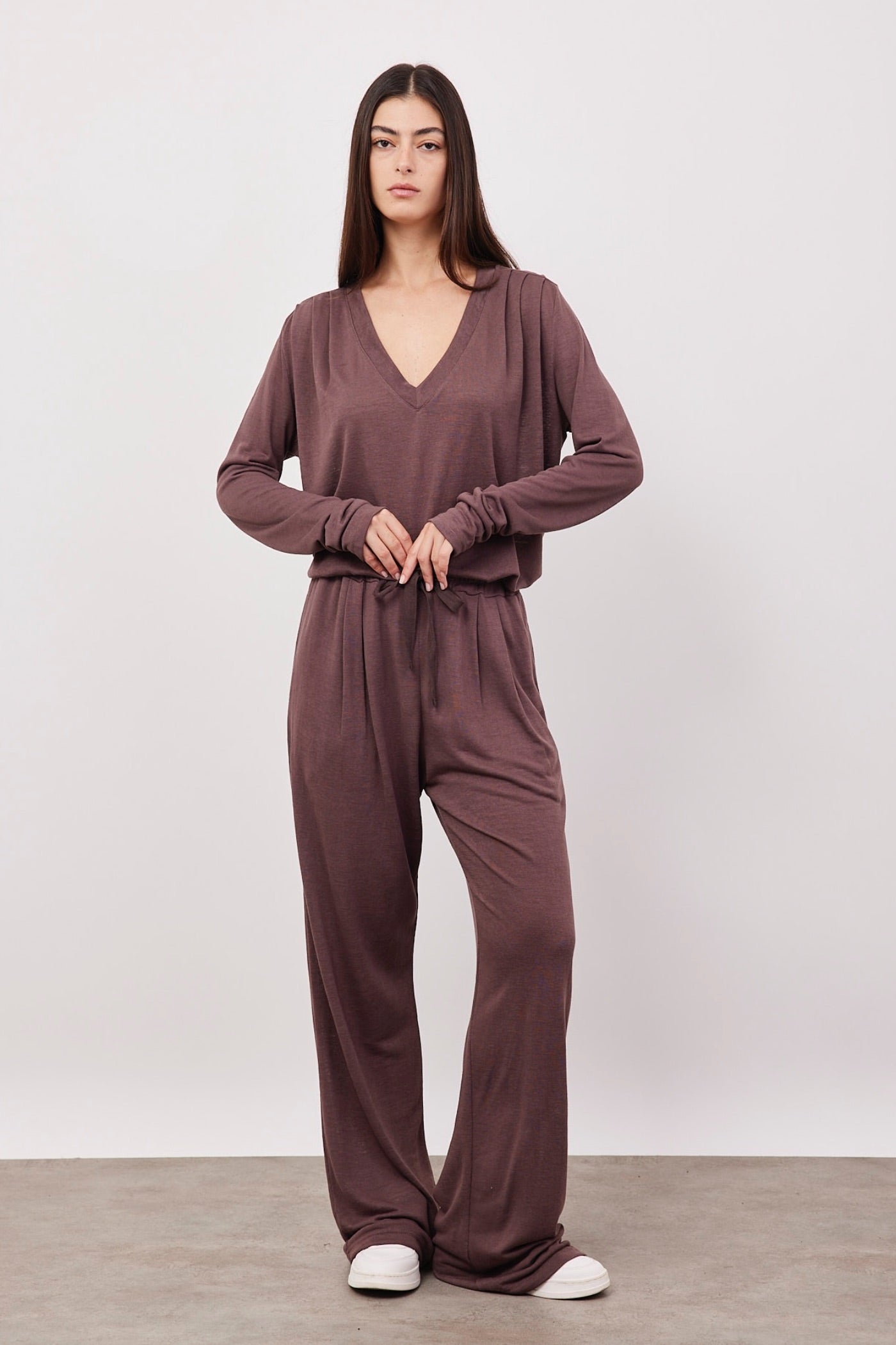 חליפה ארוכה במראה פשתן - ITAY BRANDS