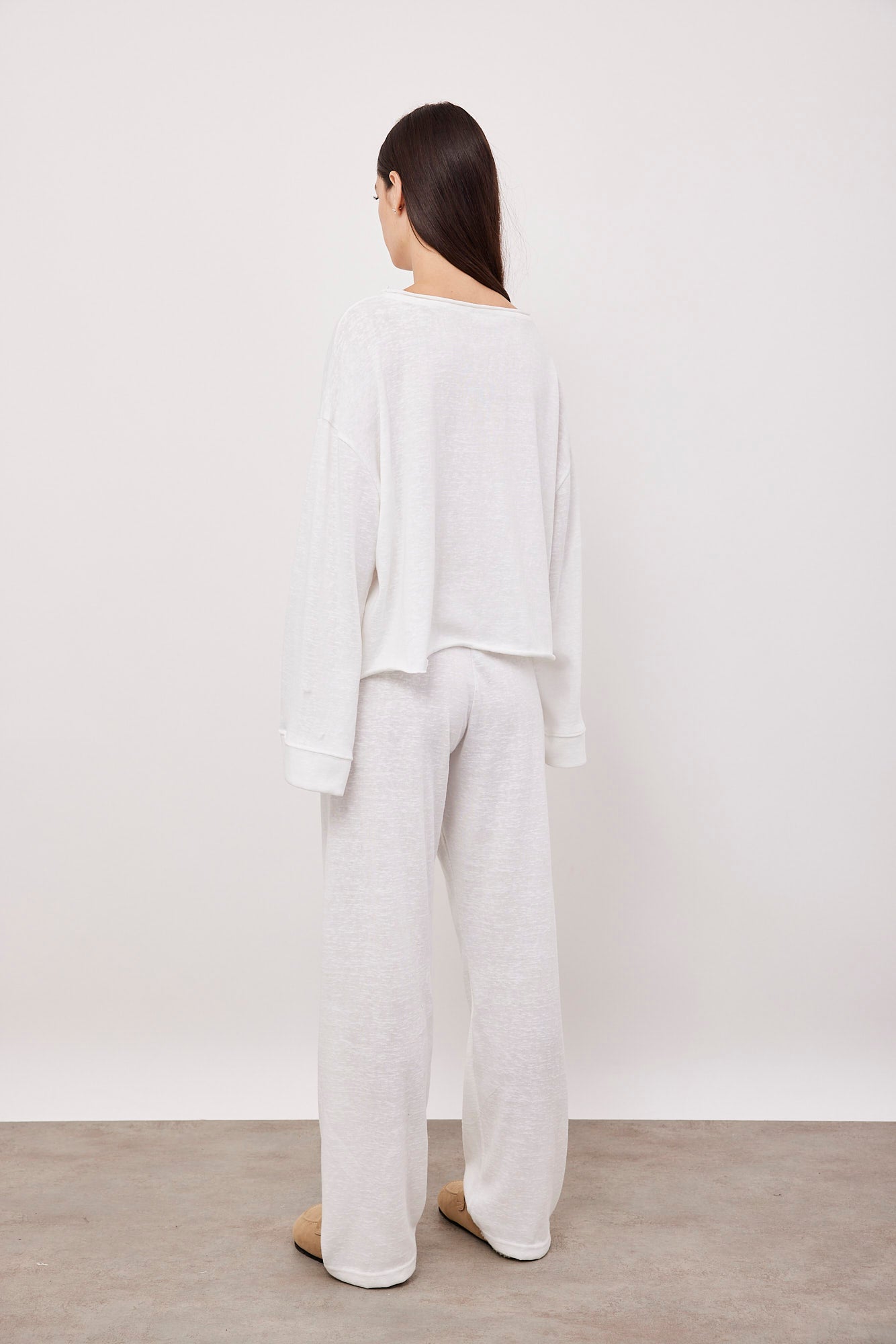 חליפה במראה פשתן עם תיפור קדמי - ITAY BRANDS