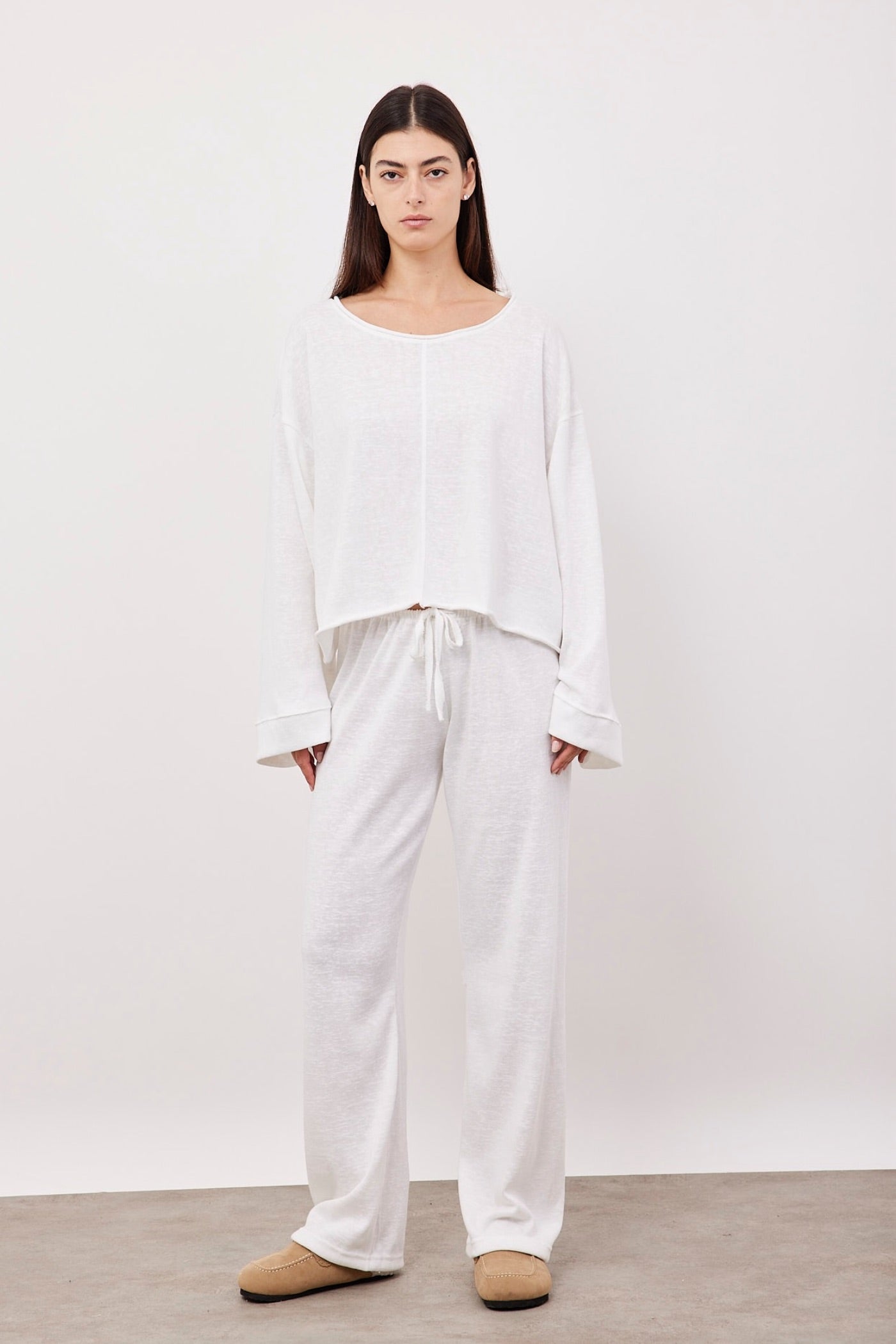 חליפה במראה פשתן עם תיפור קדמי - ITAY BRANDS