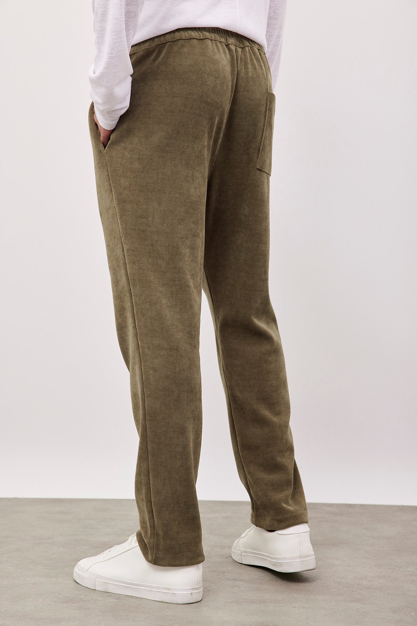 מכנסי קורדרוי ארוכים עם גומי - ITAY BRANDS