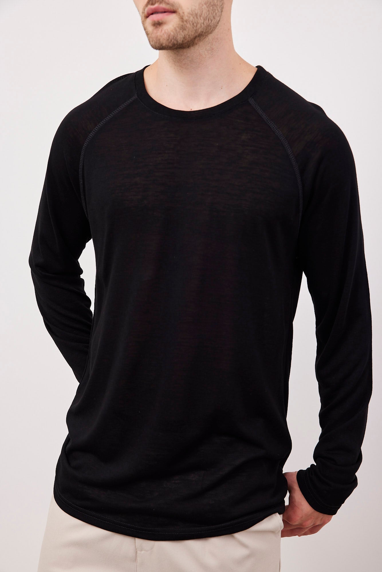 חולצת רגלן במראה פשתן - ITAY BRANDS