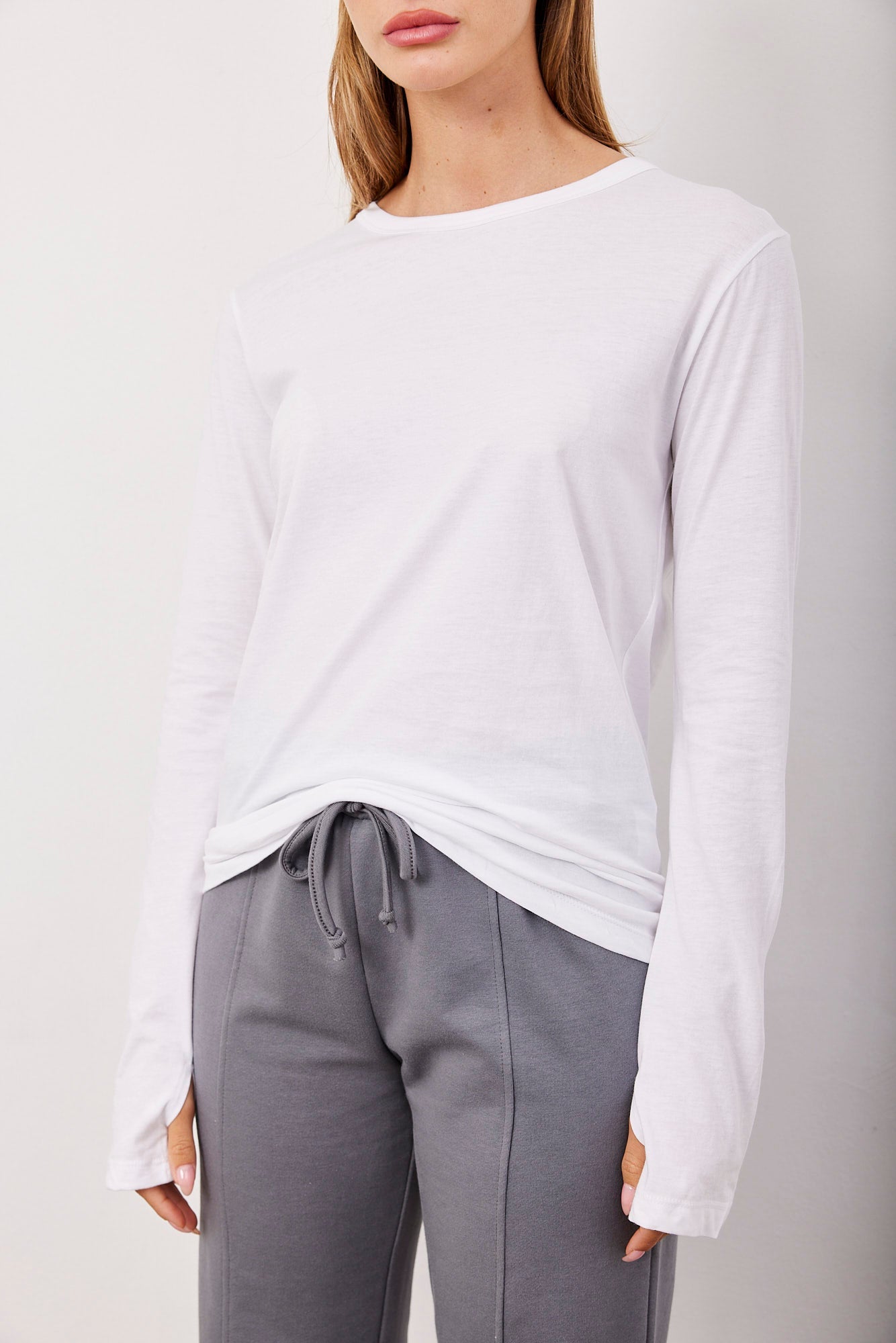 חולצת כותנה ארוכה שרוול כפפה - ITAY BRANDS