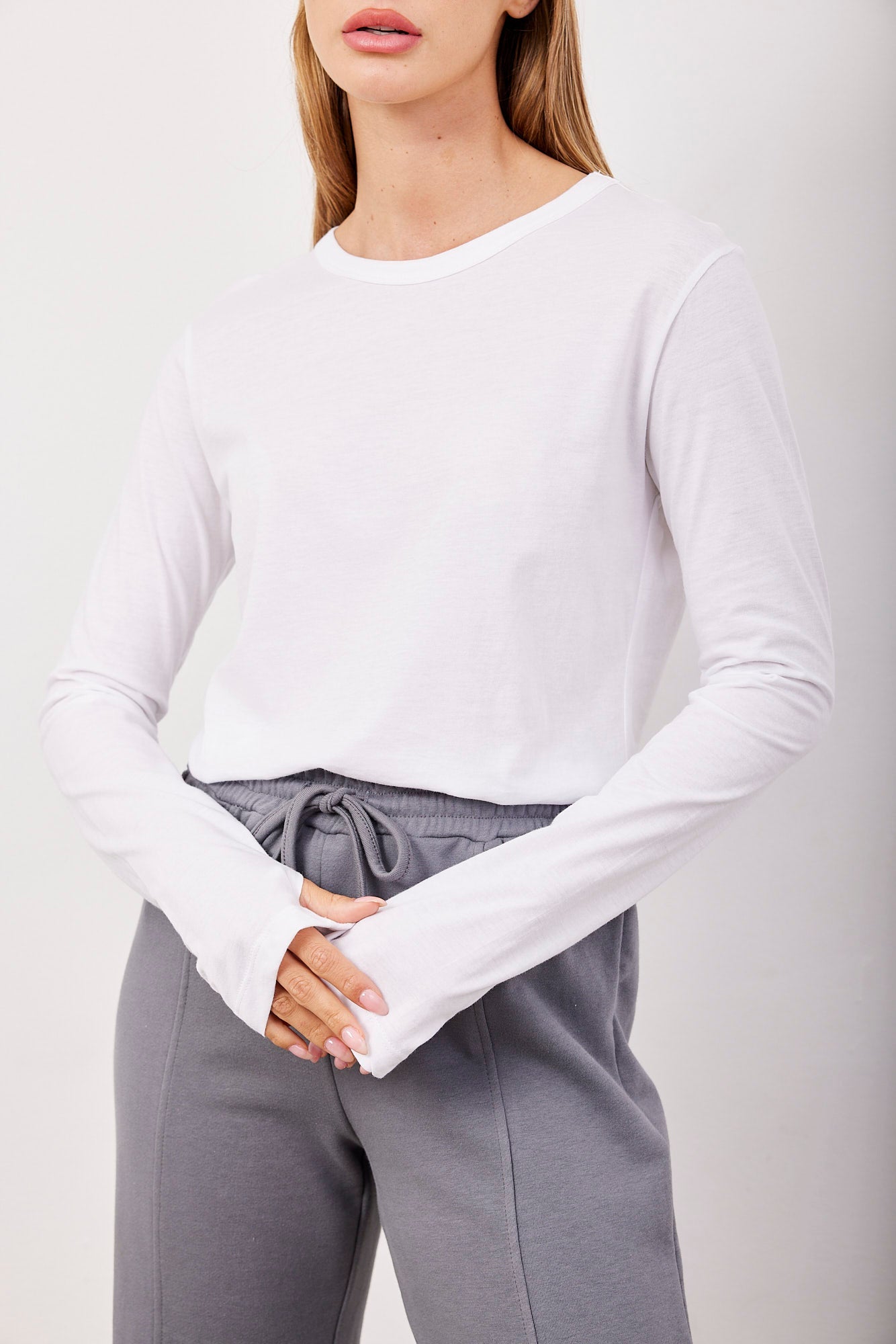 חולצת כותנה ארוכה שרוול כפפה - ITAY BRANDS