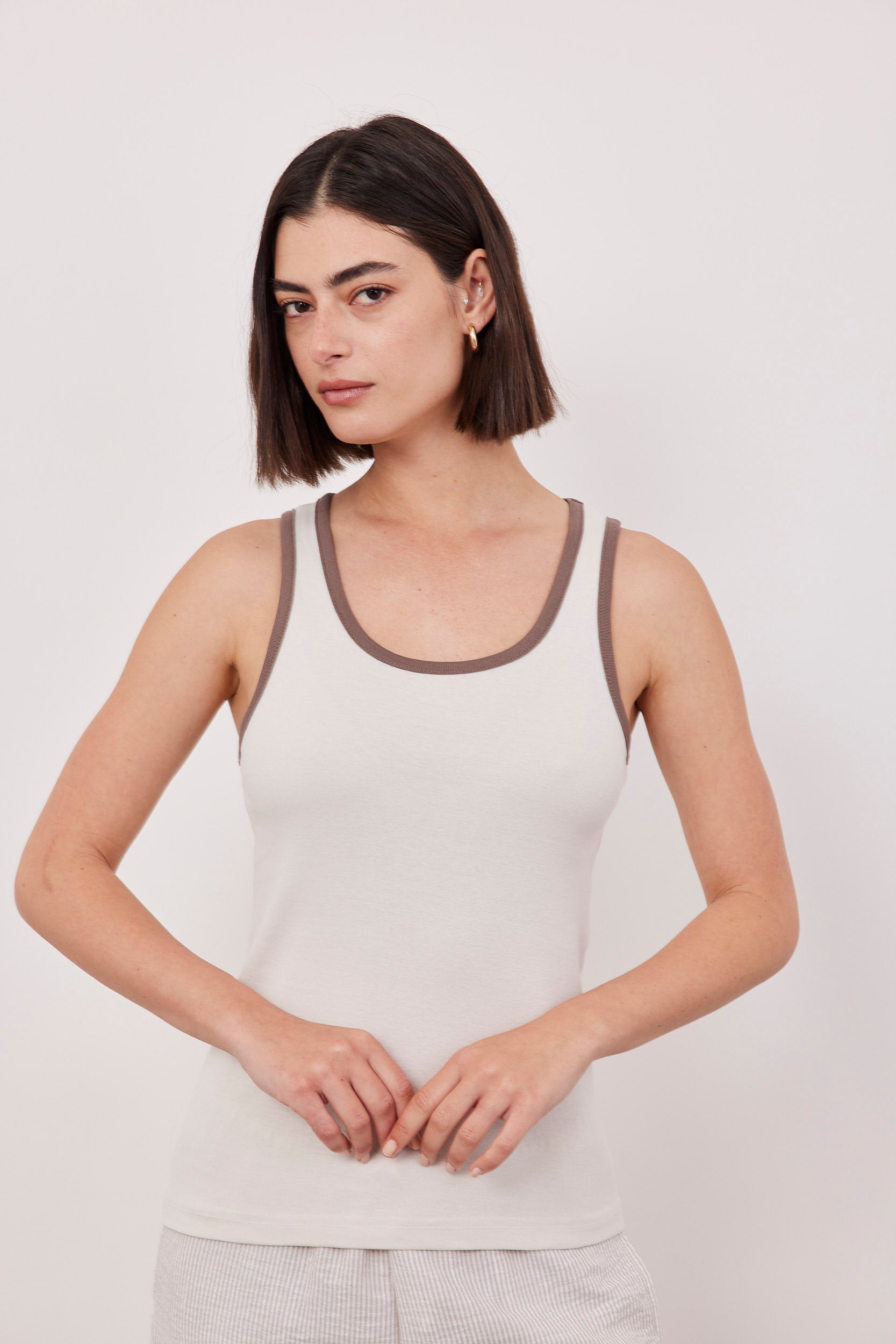 גופייה בשילוב צבעים