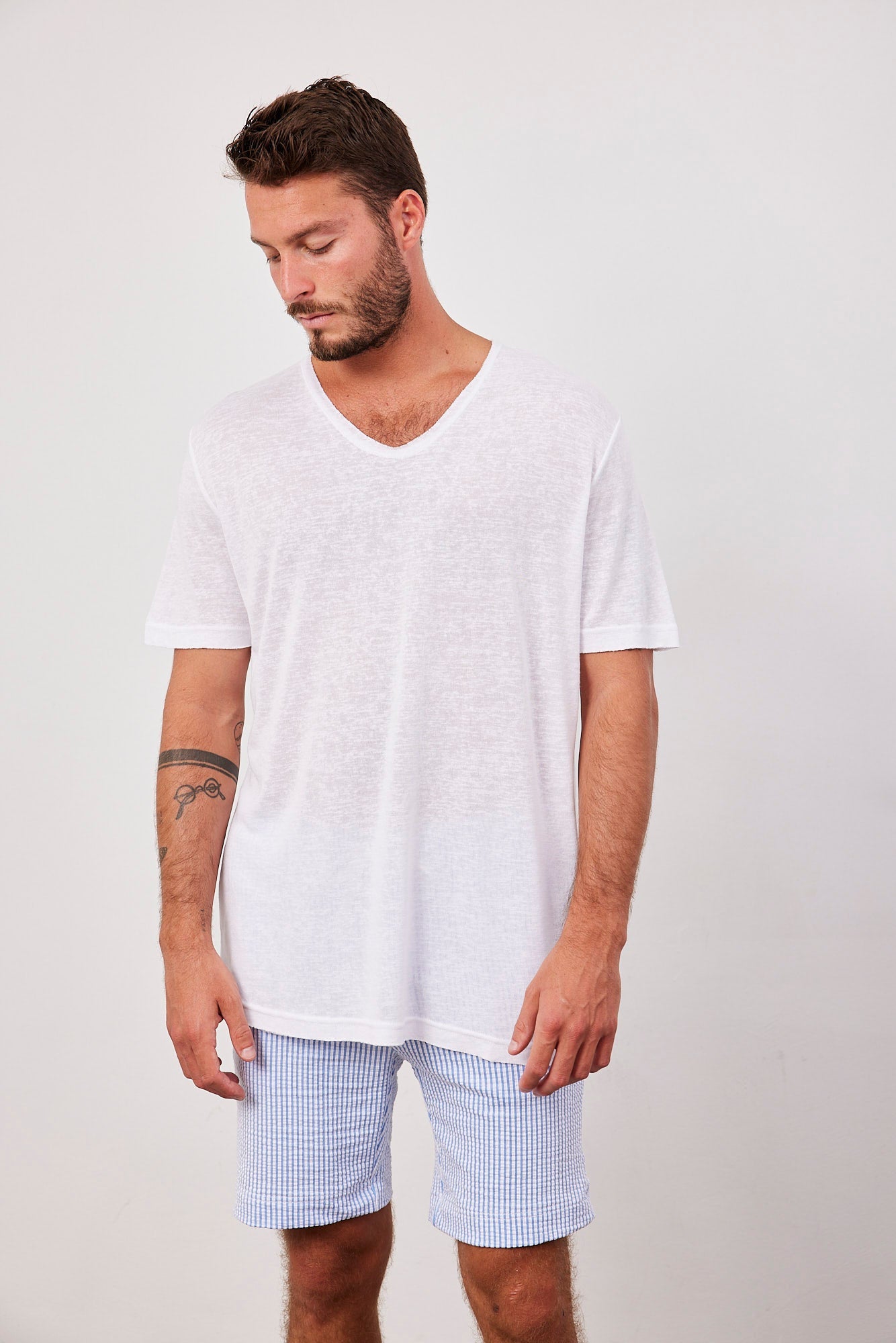 מכנסי ברמודה פסים - ITAY BRANDS