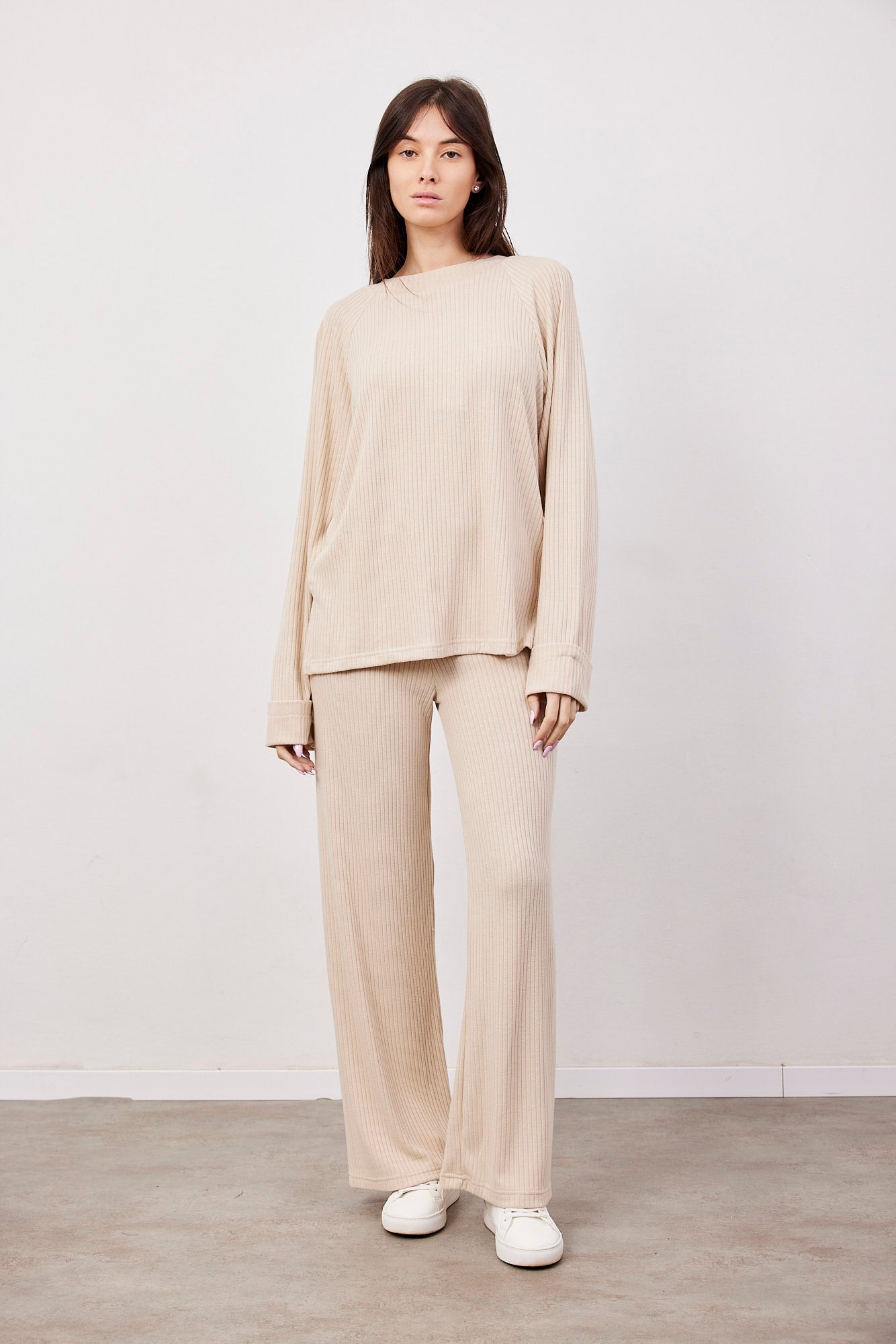 חליפה מתרחבת בטקסטורת פסים - ITAY BRANDS