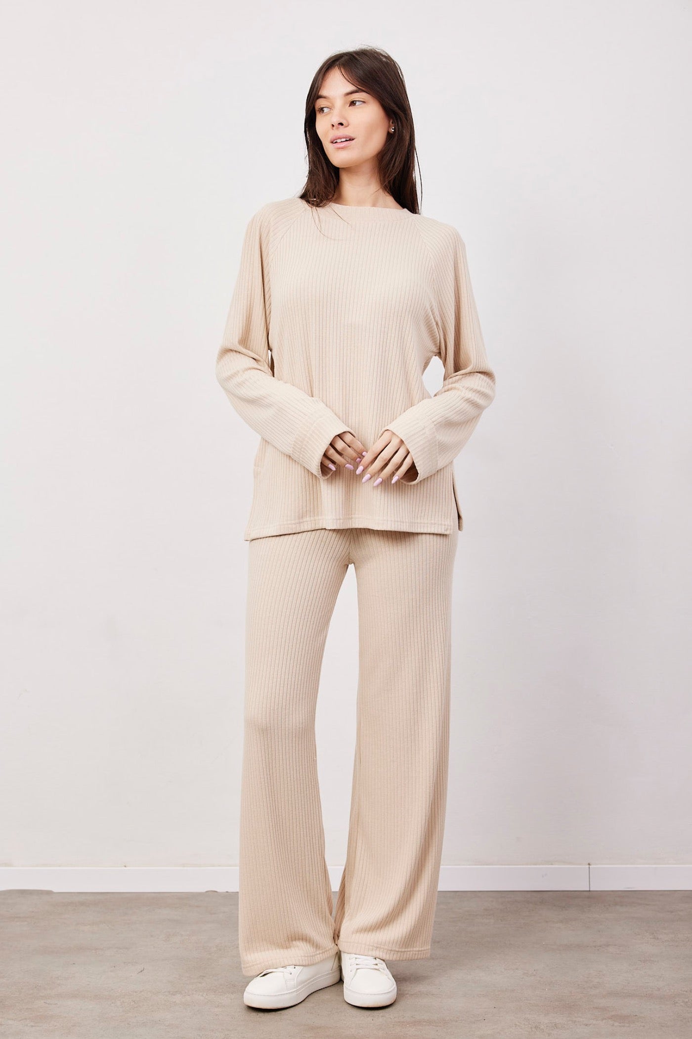 חליפה מתרחבת בטקסטורת פסים - ITAY BRANDS