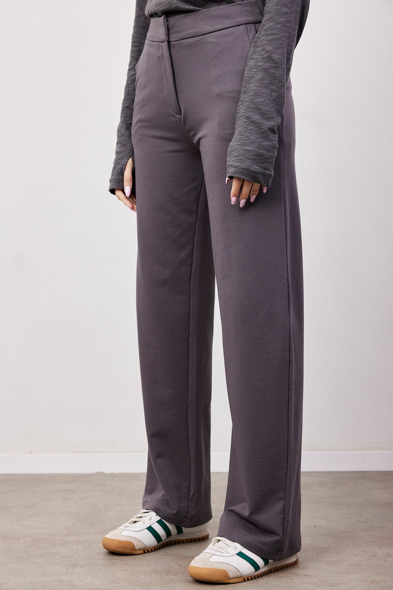 מכנסי ג׳רזי נמתחים בגזרה מחוייטת - ITAY BRANDS