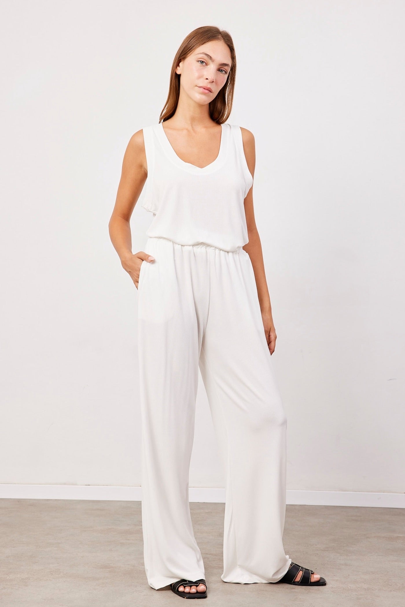 חליפת גופיה ומכנסיים מבד נשפך - ITAY BRANDS