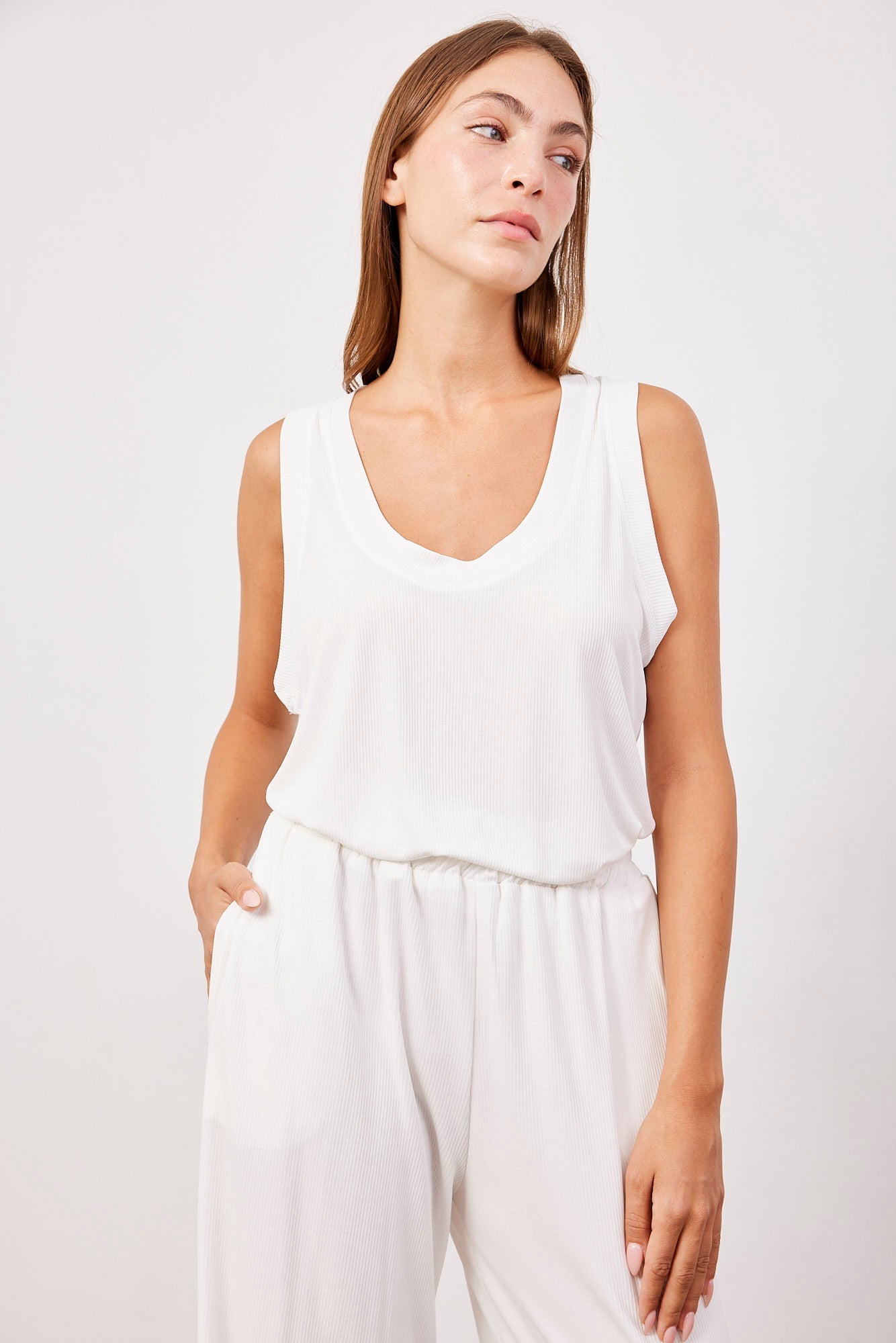 חליפת גופיה ומכנסיים מבד נשפך - ITAY BRANDS