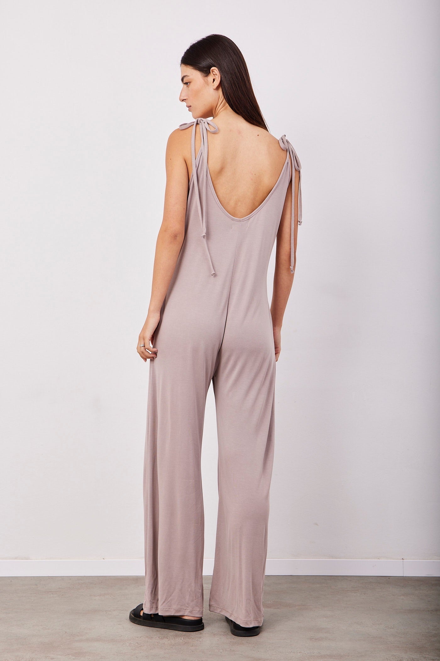 אוברול ארוך עם כתפיות נקשרות - ITAY BRANDS