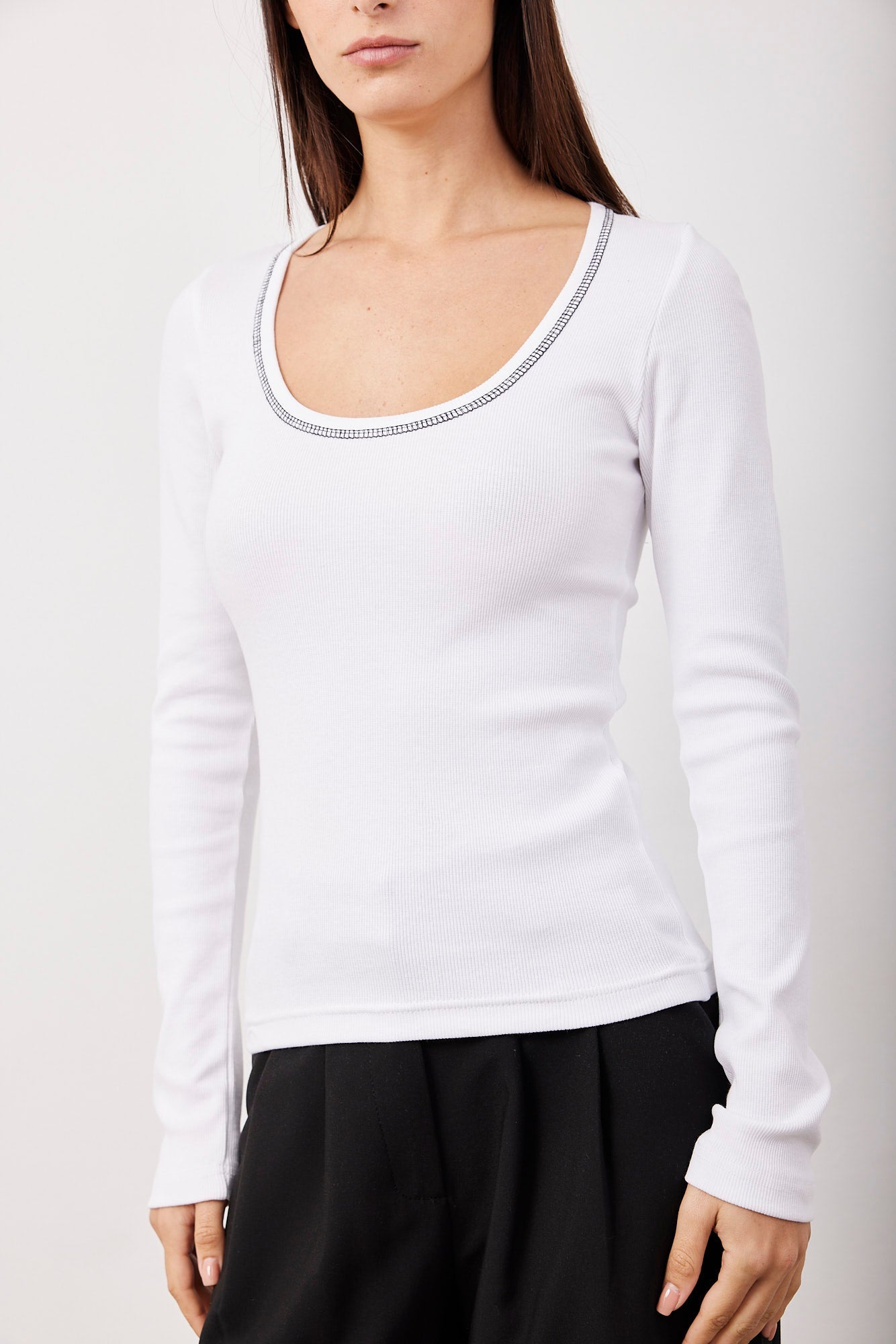 חולצה ארוכה עם תיפור בולט - ITAY BRANDS