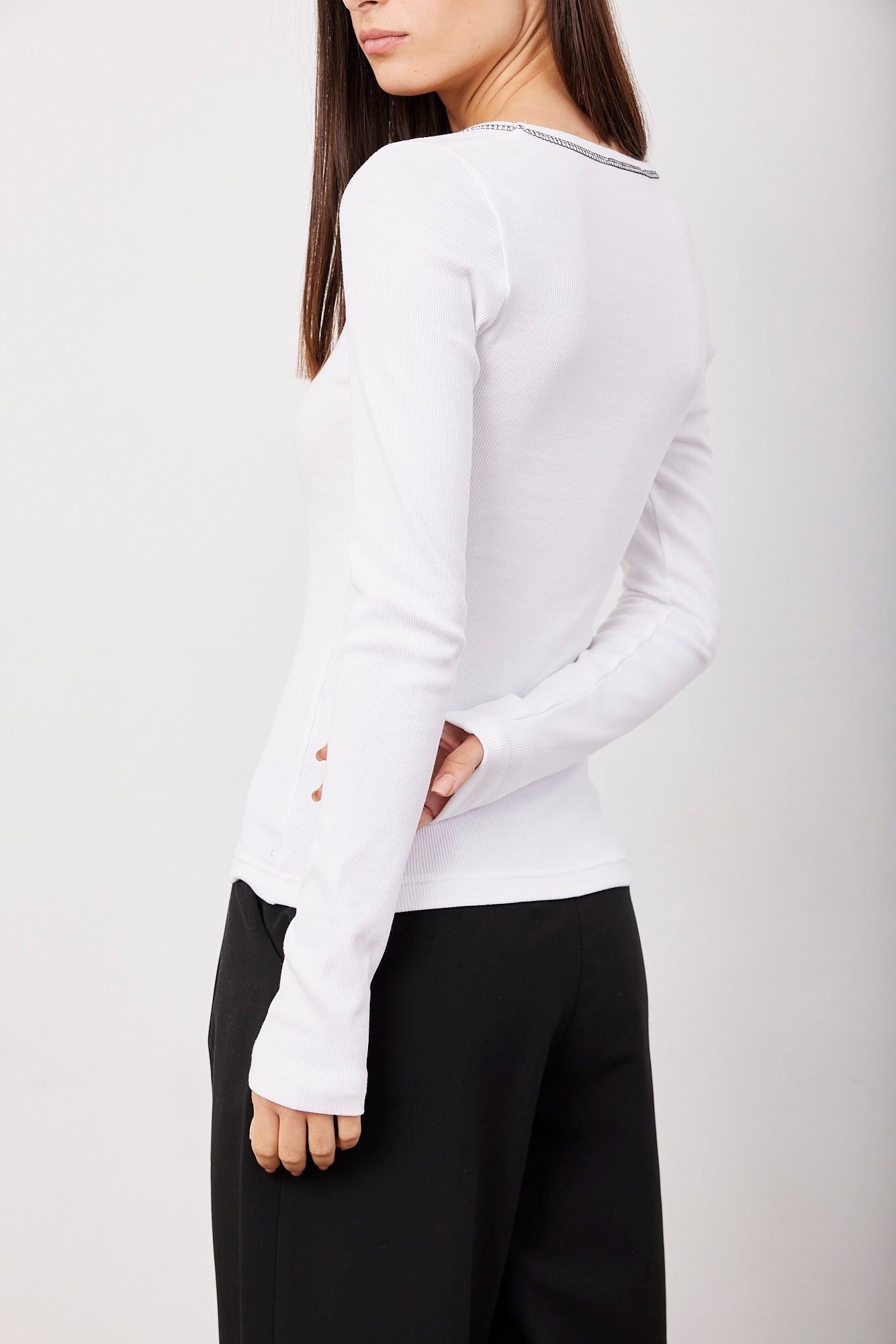 חולצה ארוכה עם תיפור בולט - ITAY BRANDS