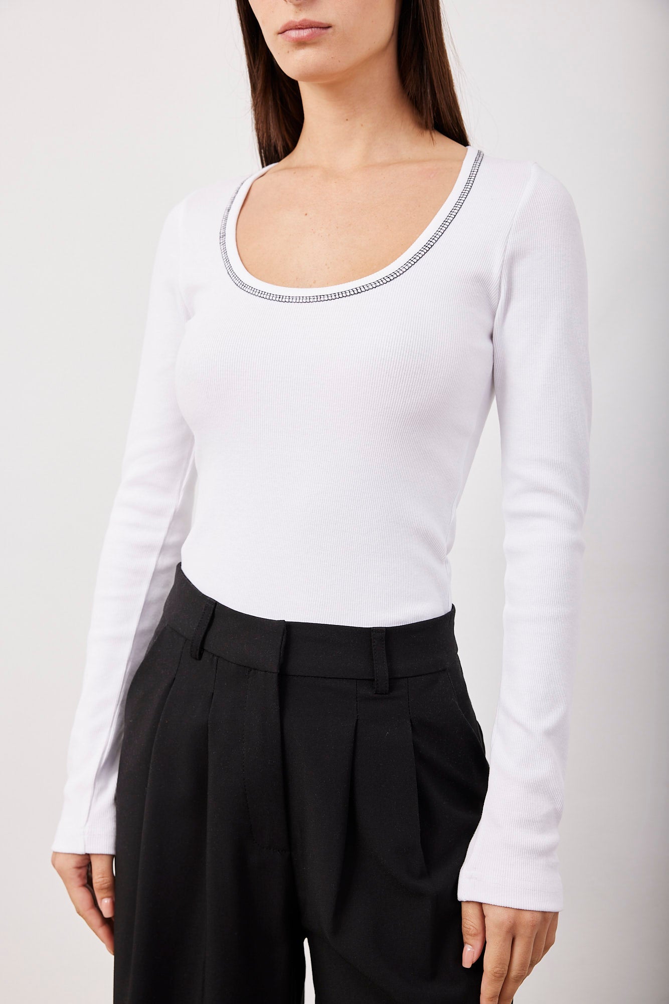 חולצה ארוכה עם תיפור בולט - ITAY BRANDS