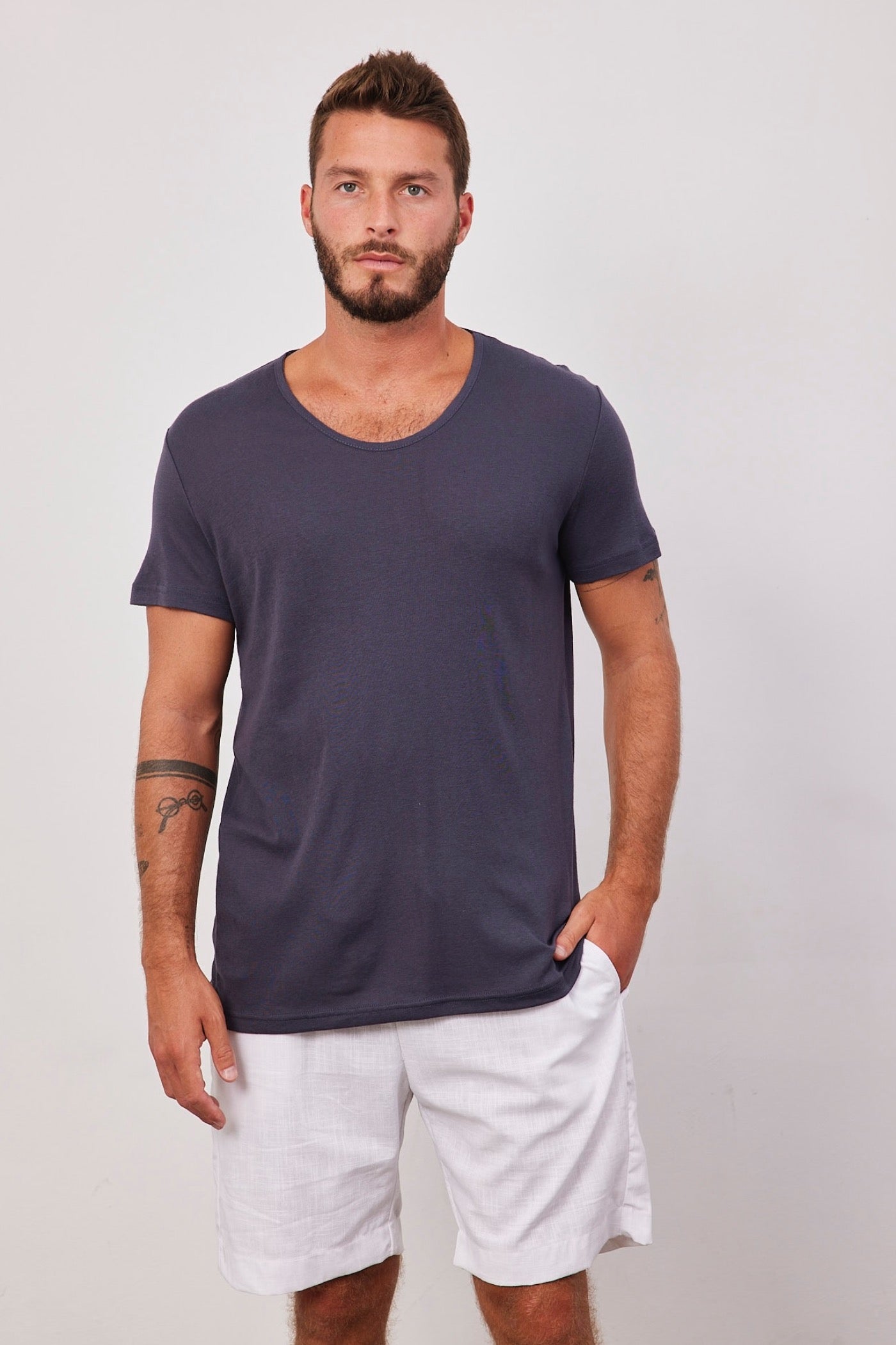 טי-שרט מבד רך במפתח עגול - ITAY BRANDS