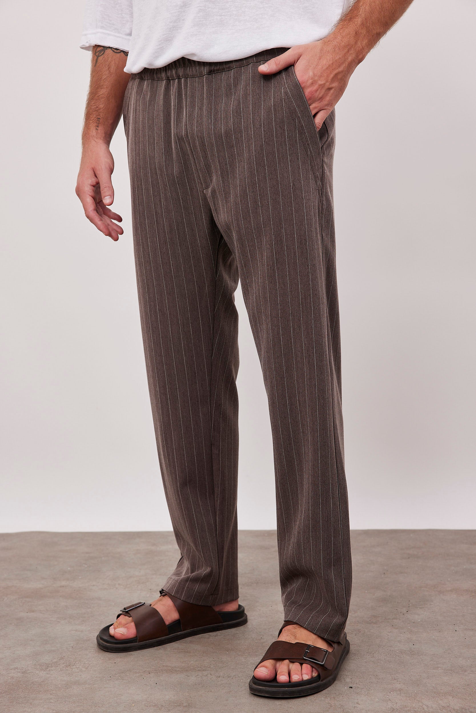 מכנסי פסים עם גומי