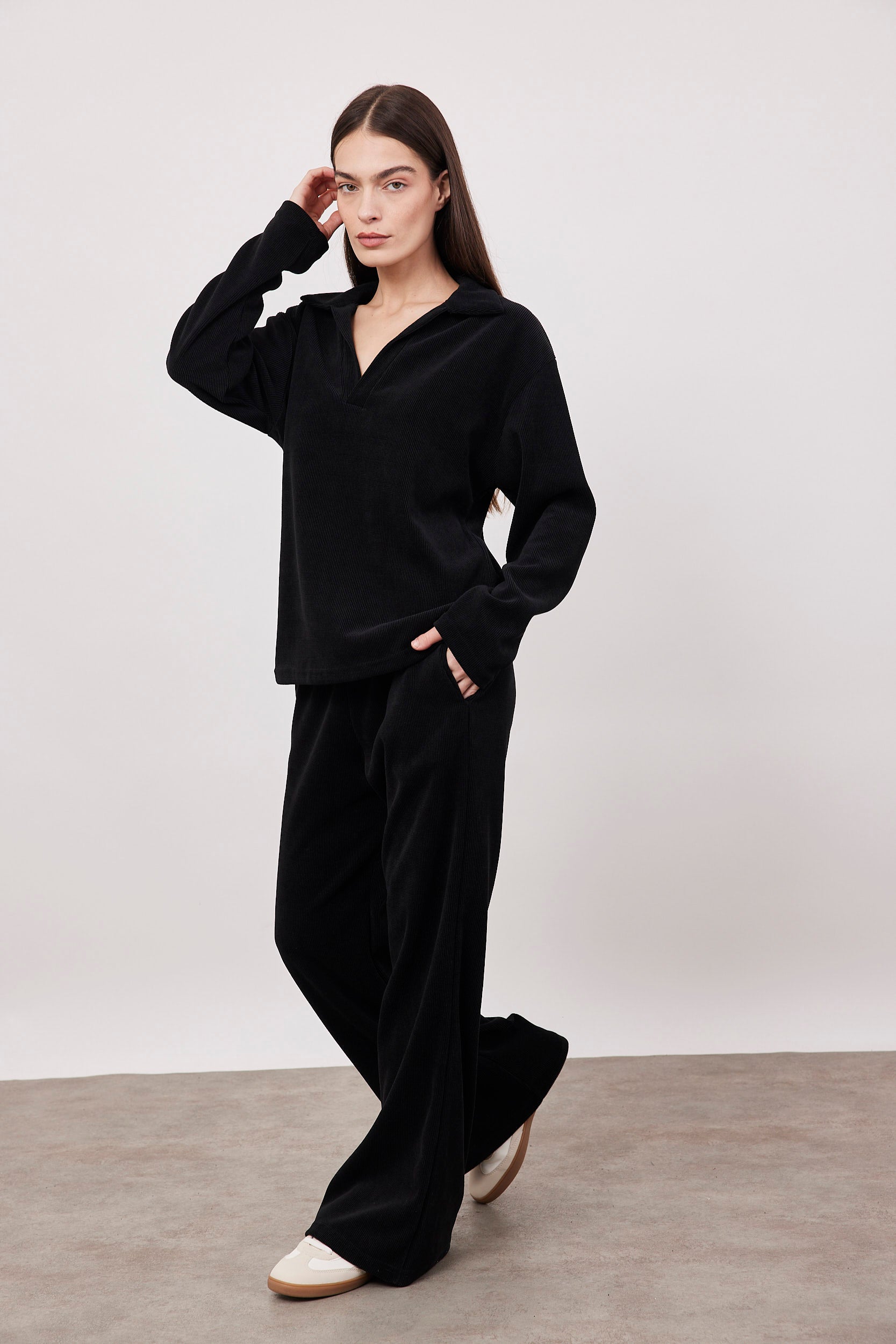 מכנסי סריג קורדרוי