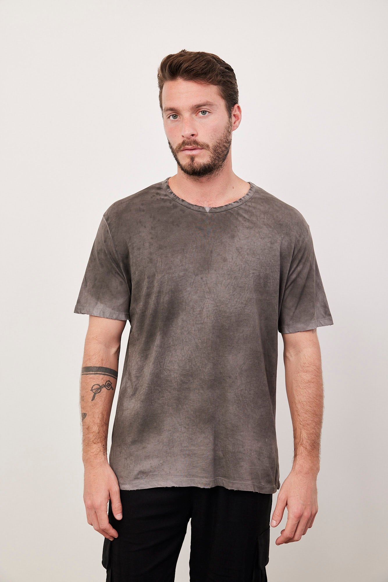 חולצת ווש קצרה עם גימור פרום - ITAY BRANDS